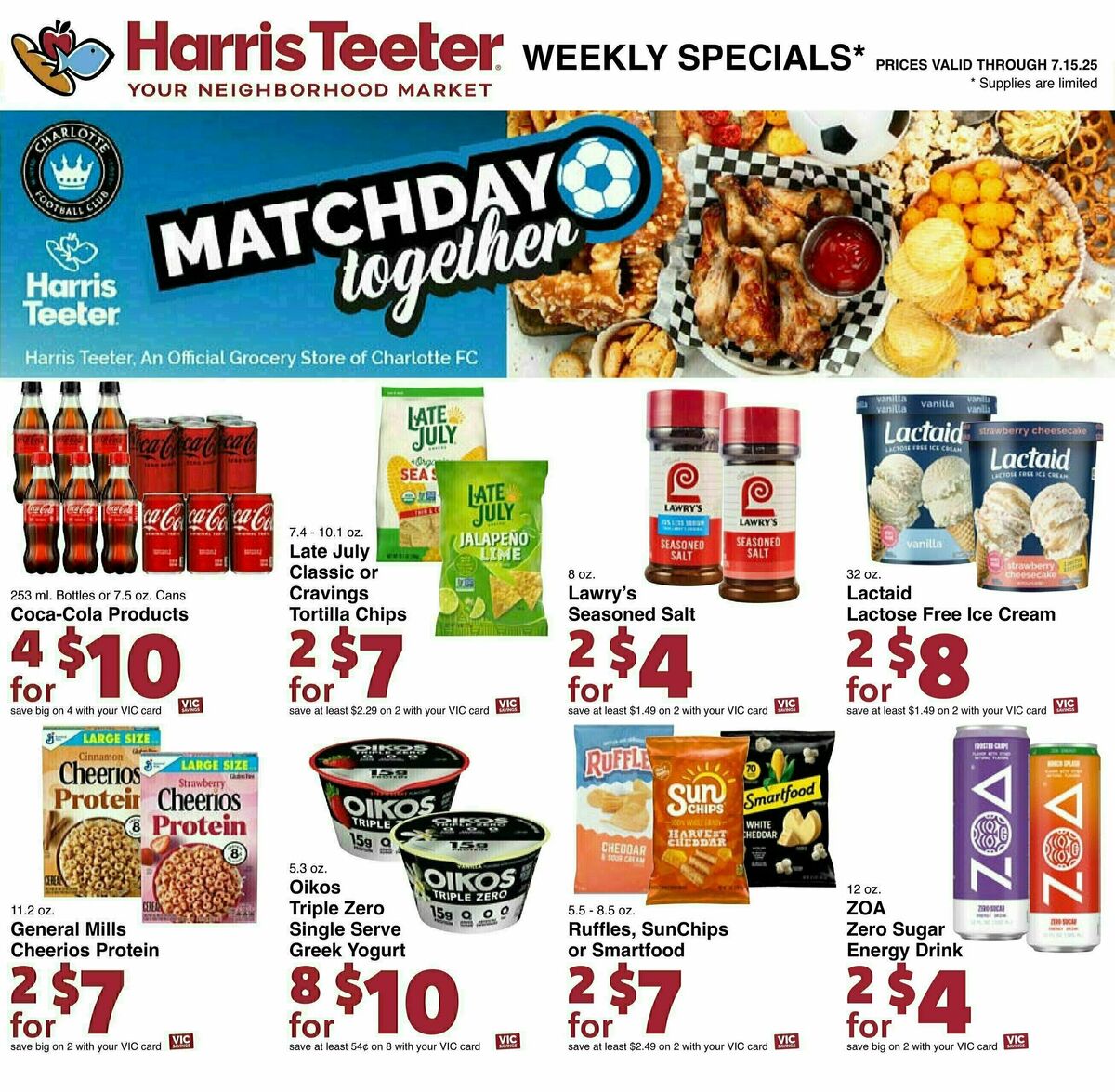 Harris Teeter Weekly Ad from July 9