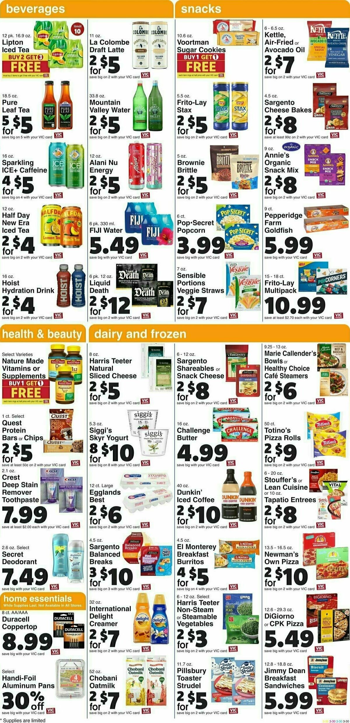 Harris Teeter Weekly Ad from July 9