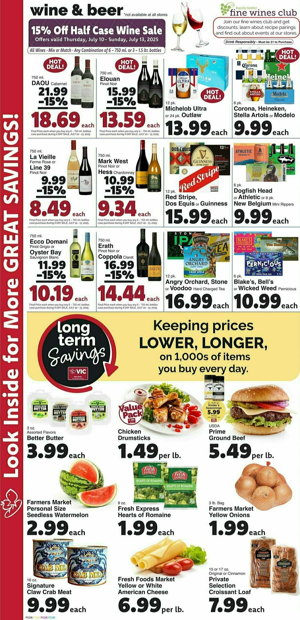 Harris Teeter Weekly Ad from July 9