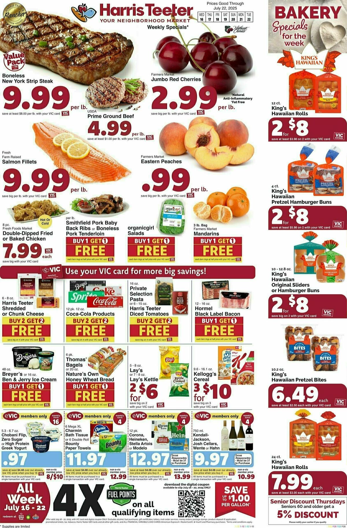 Harris Teeter Weekly Ad from July 16