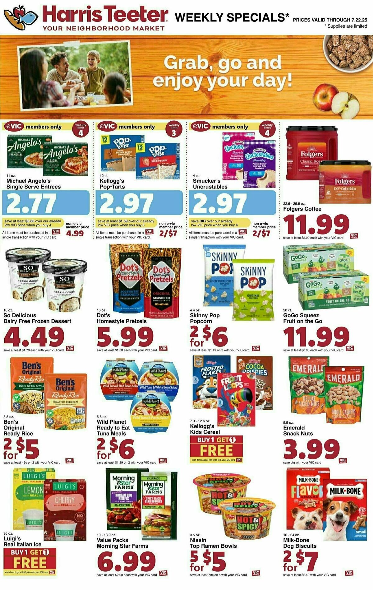 Harris Teeter Weekly Ad from July 16