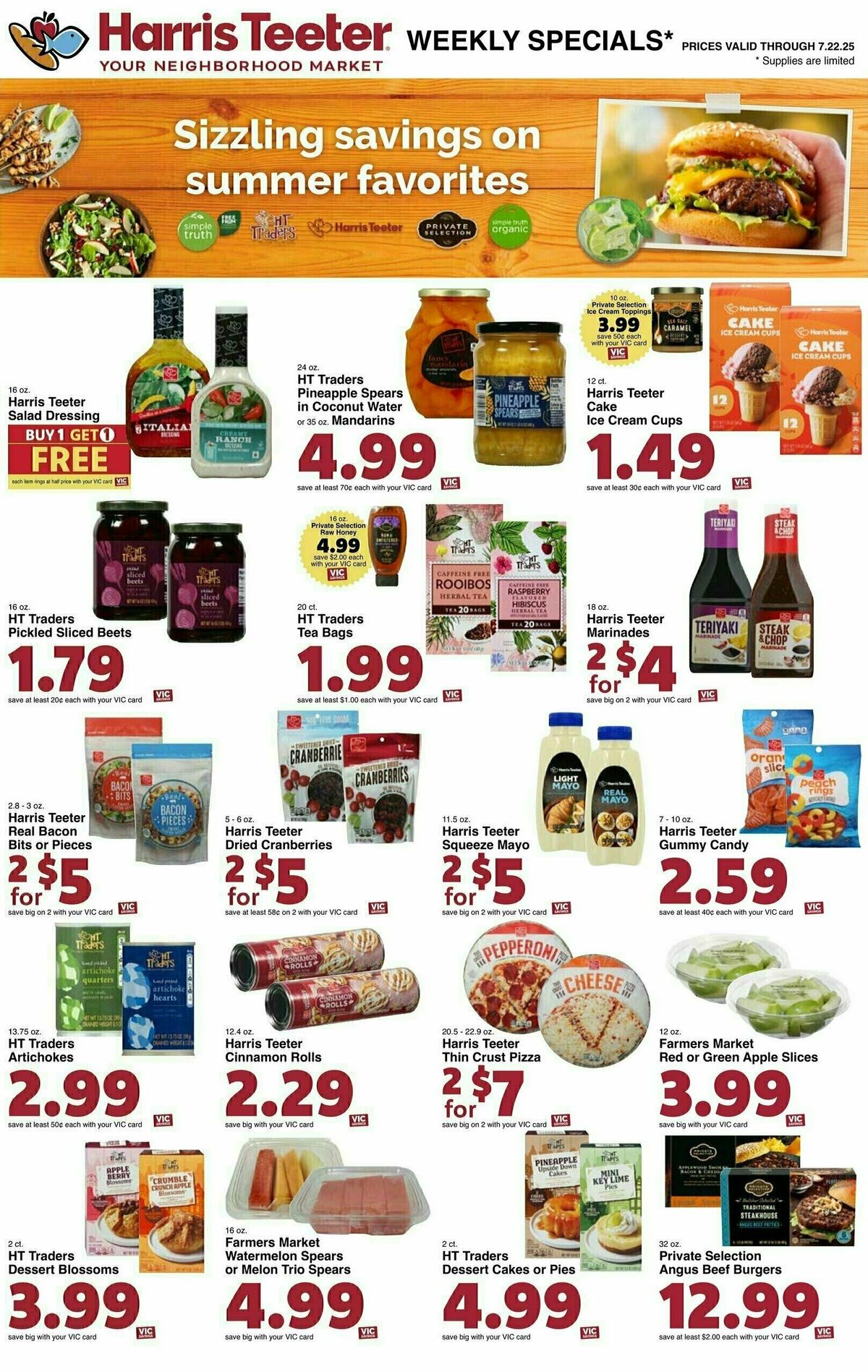 Harris Teeter Weekly Ad from July 16
