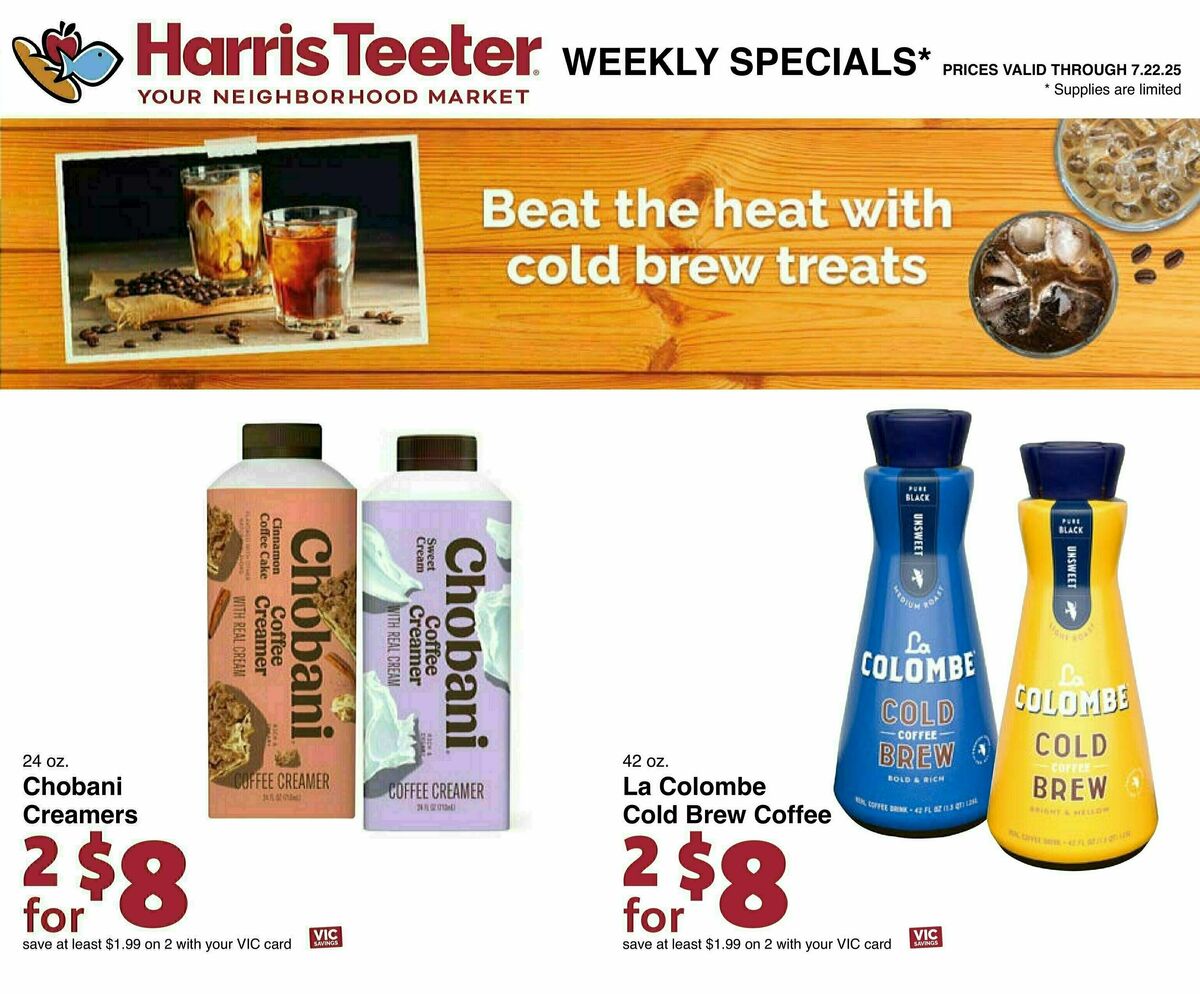 Harris Teeter Weekly Ad from July 16