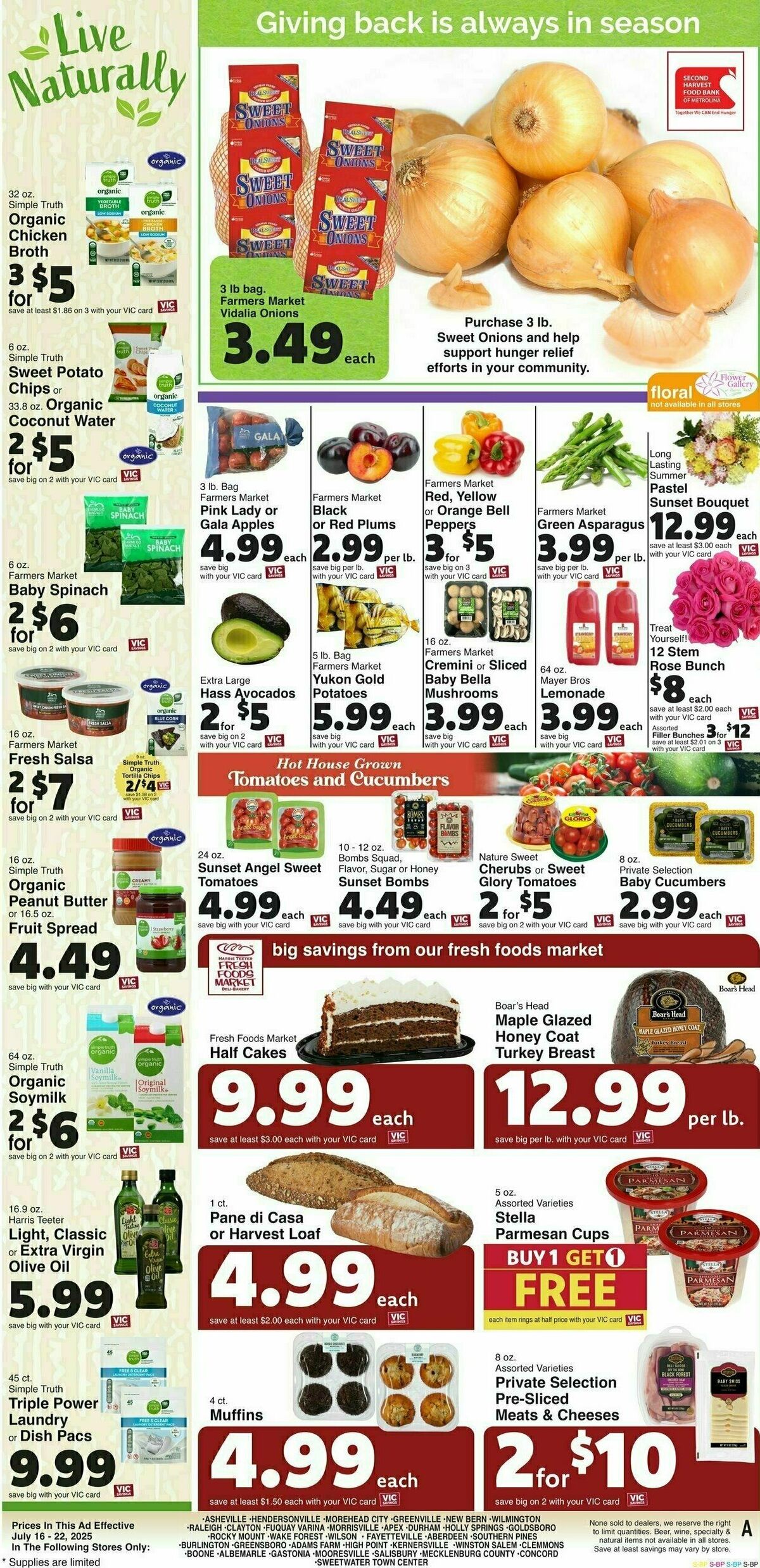 Harris Teeter Weekly Ad from July 16