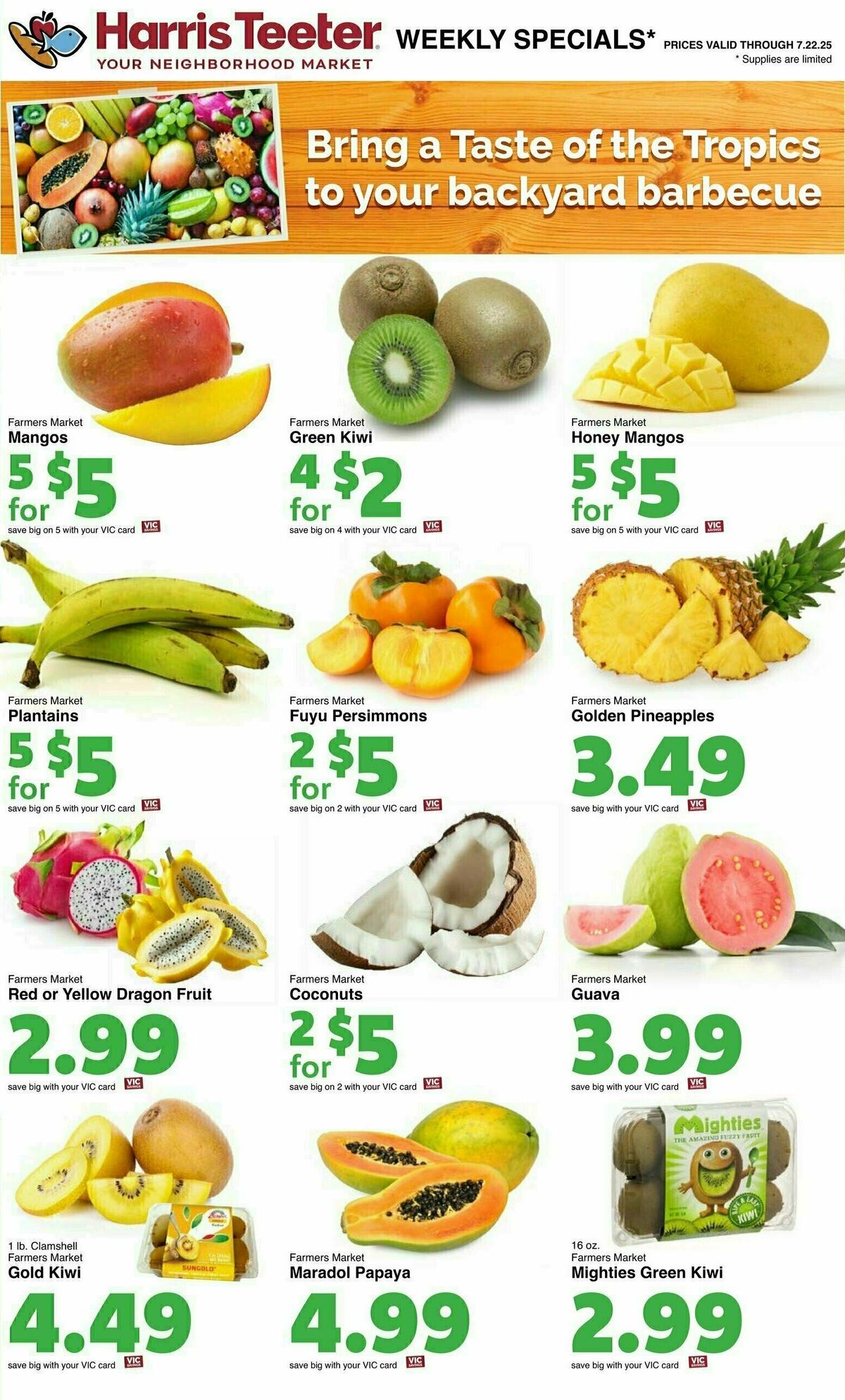 Harris Teeter Weekly Ad from July 16