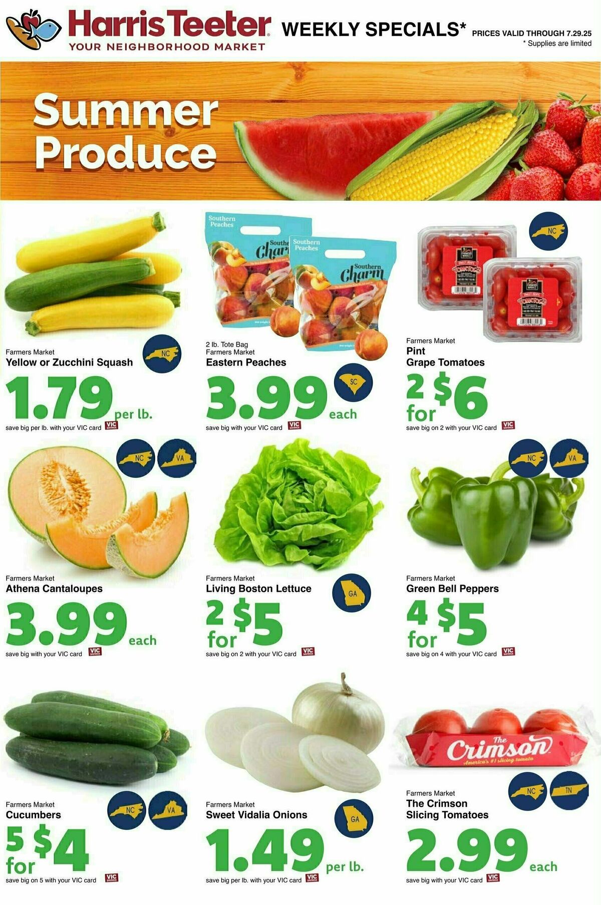 Harris Teeter Weekly Ad from July 23