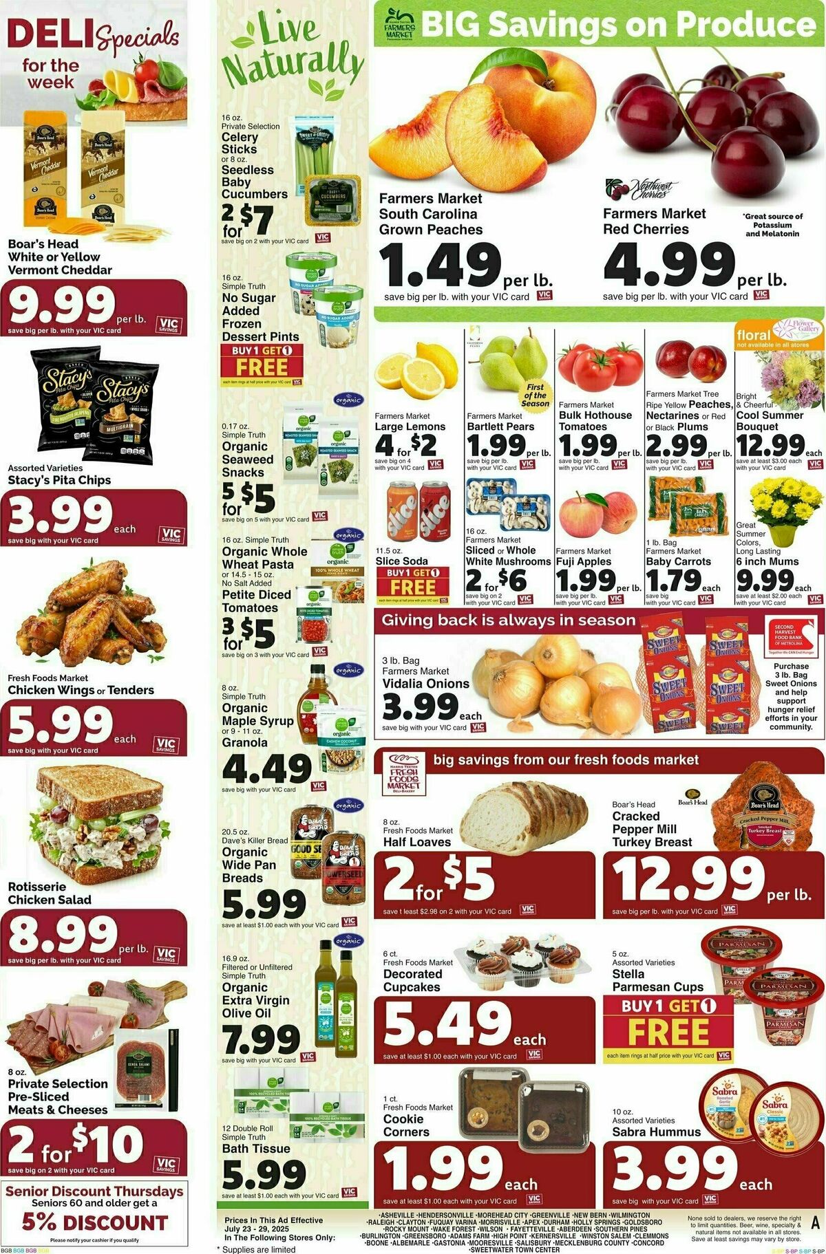 Harris Teeter Weekly Ad from July 23