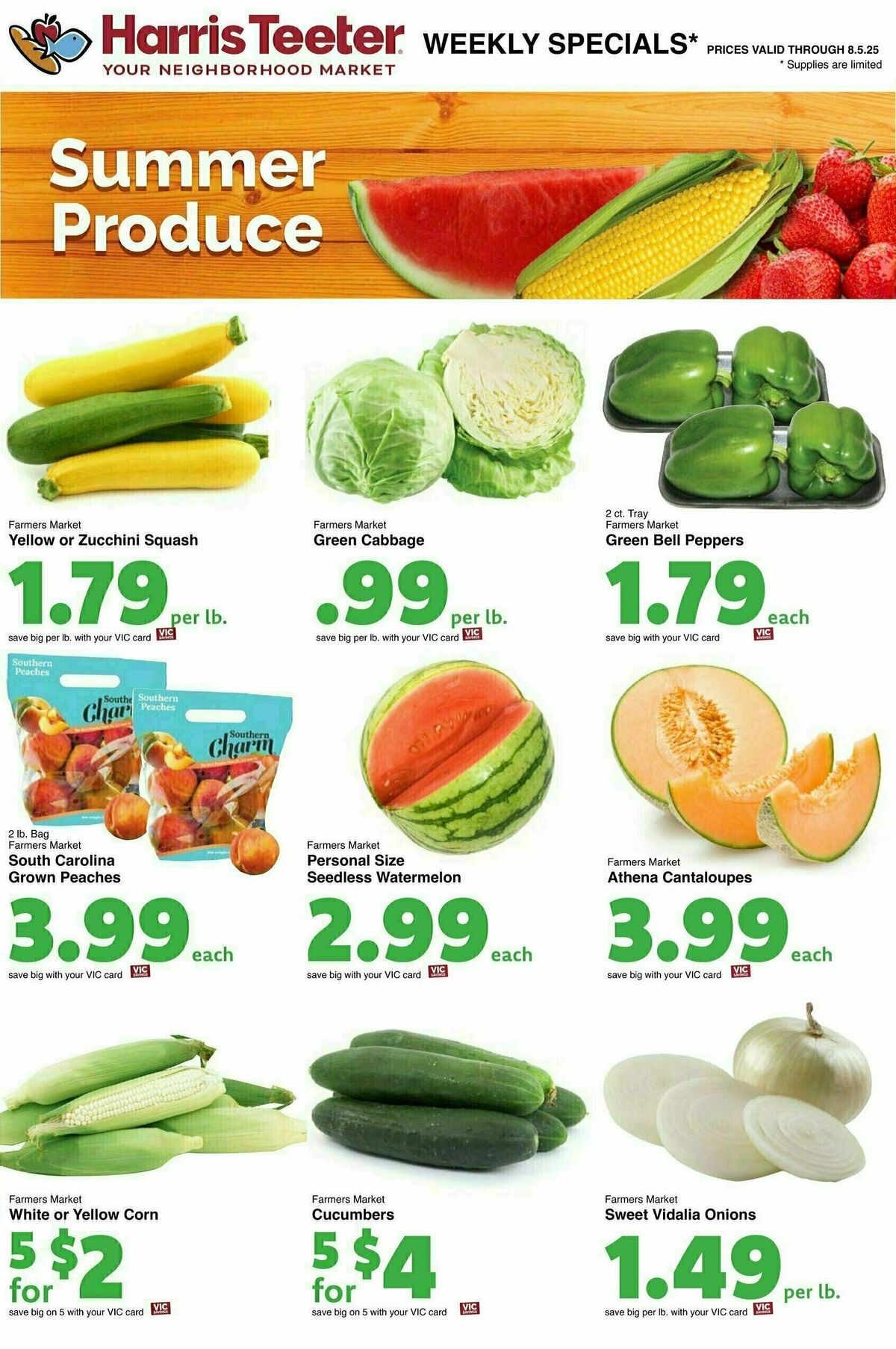 Harris Teeter Weekly Ad from July 30