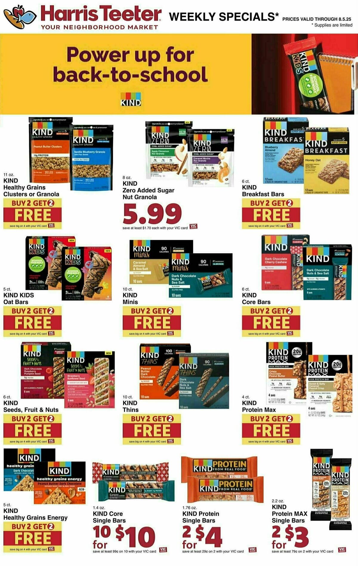 Harris Teeter Weekly Ad from July 30