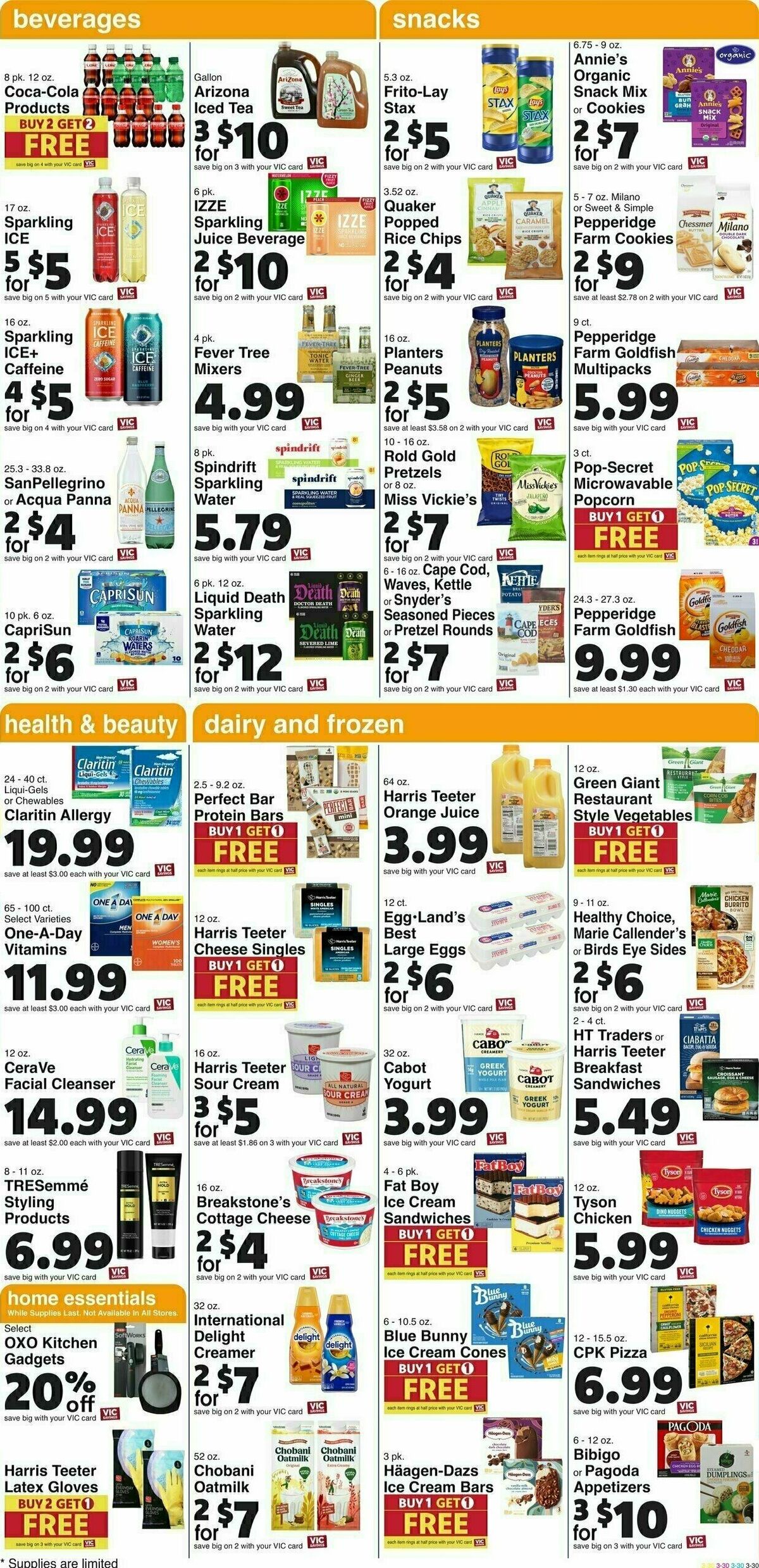 Harris Teeter Weekly Ad from July 30