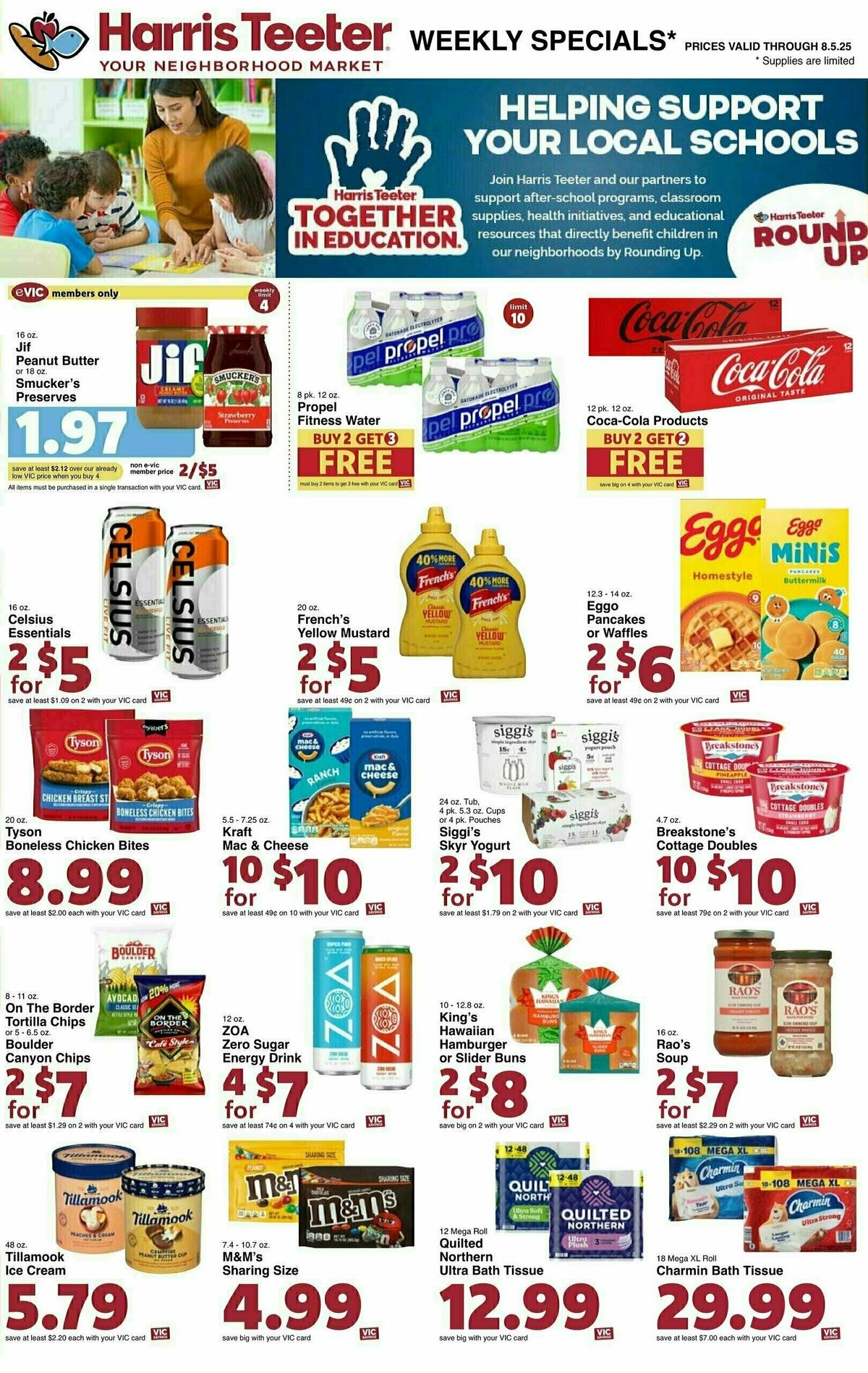 Harris Teeter Weekly Ad from July 30
