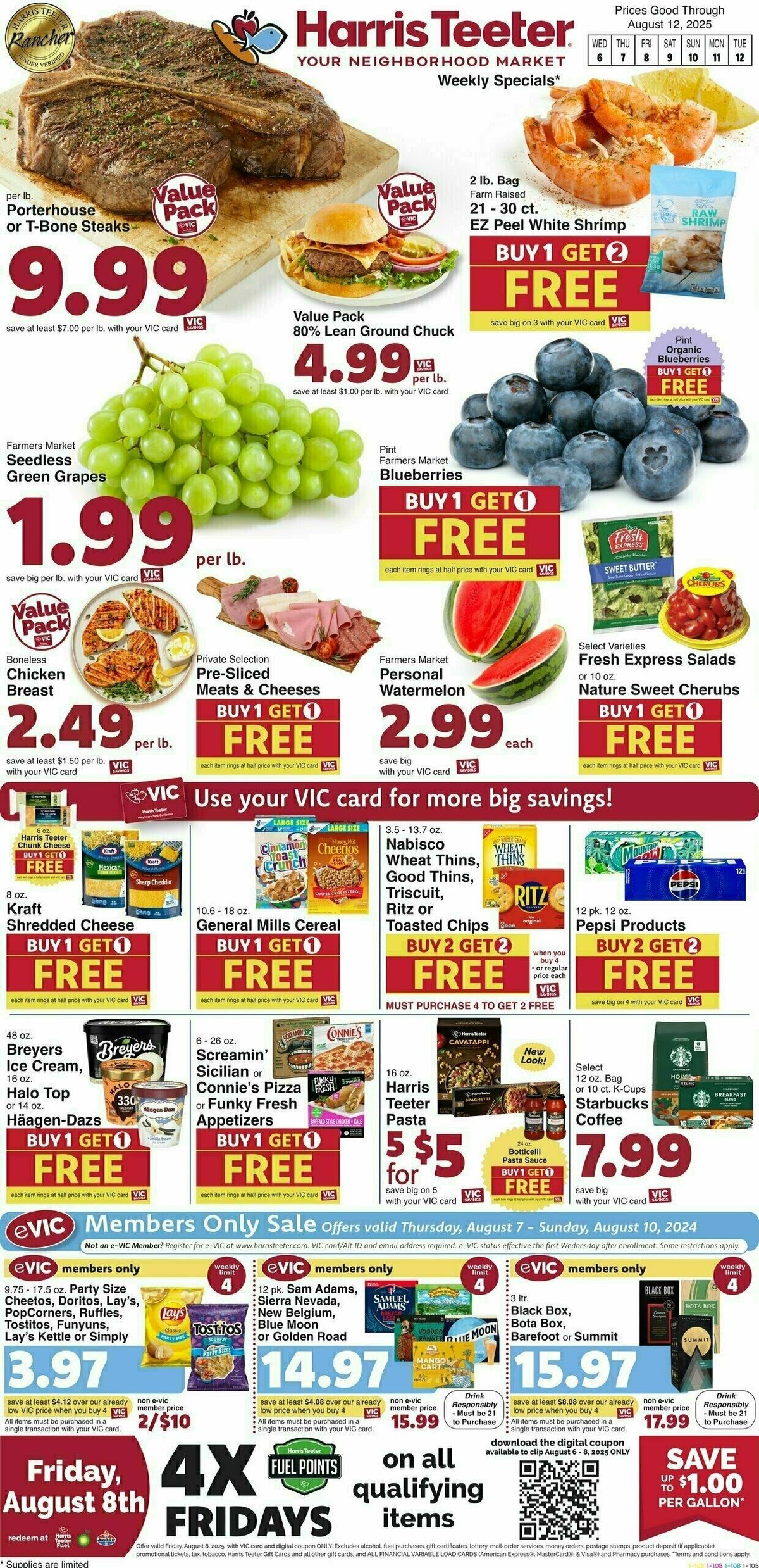 Harris Teeter Weekly Ad from August 6