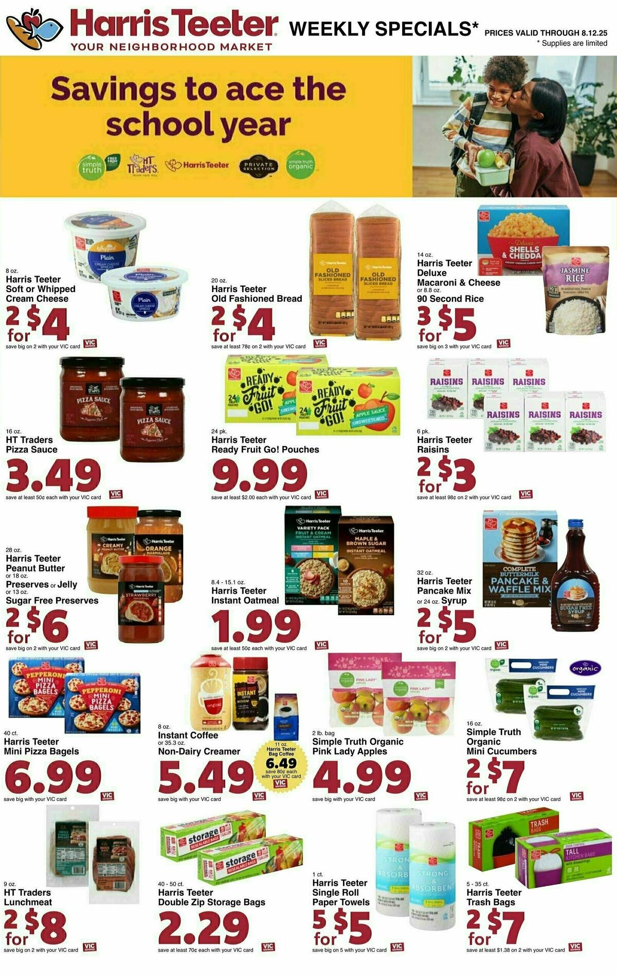Harris Teeter Weekly Ad from August 6