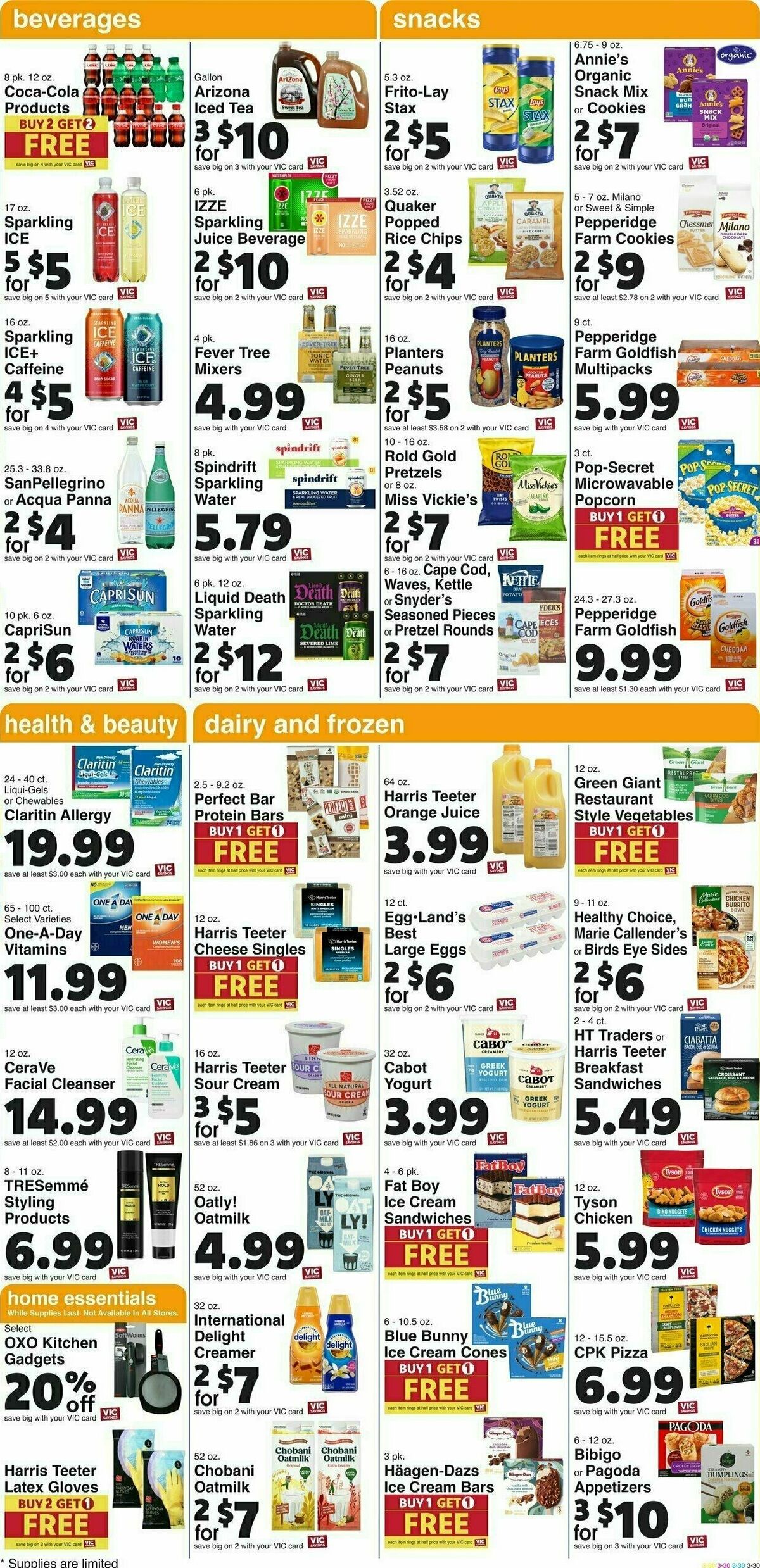 Harris Teeter Weekly Ad from August 6