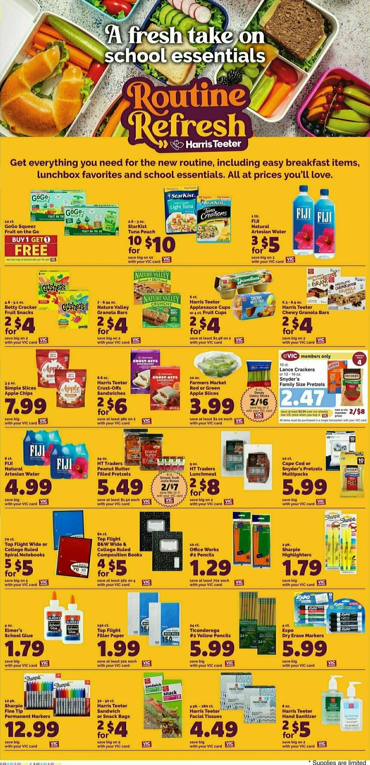 Harris Teeter Weekly Ad from August 6