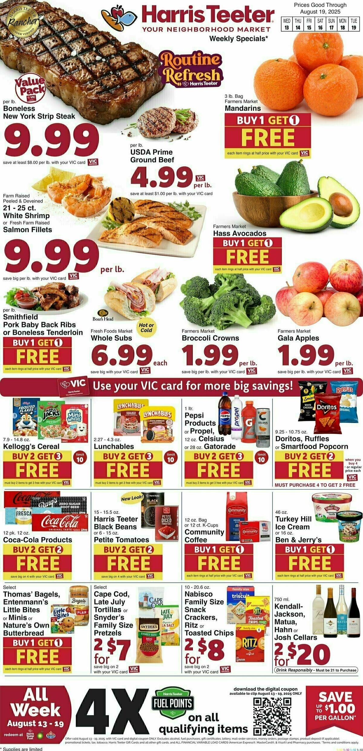 Harris Teeter Weekly Ad from August 13