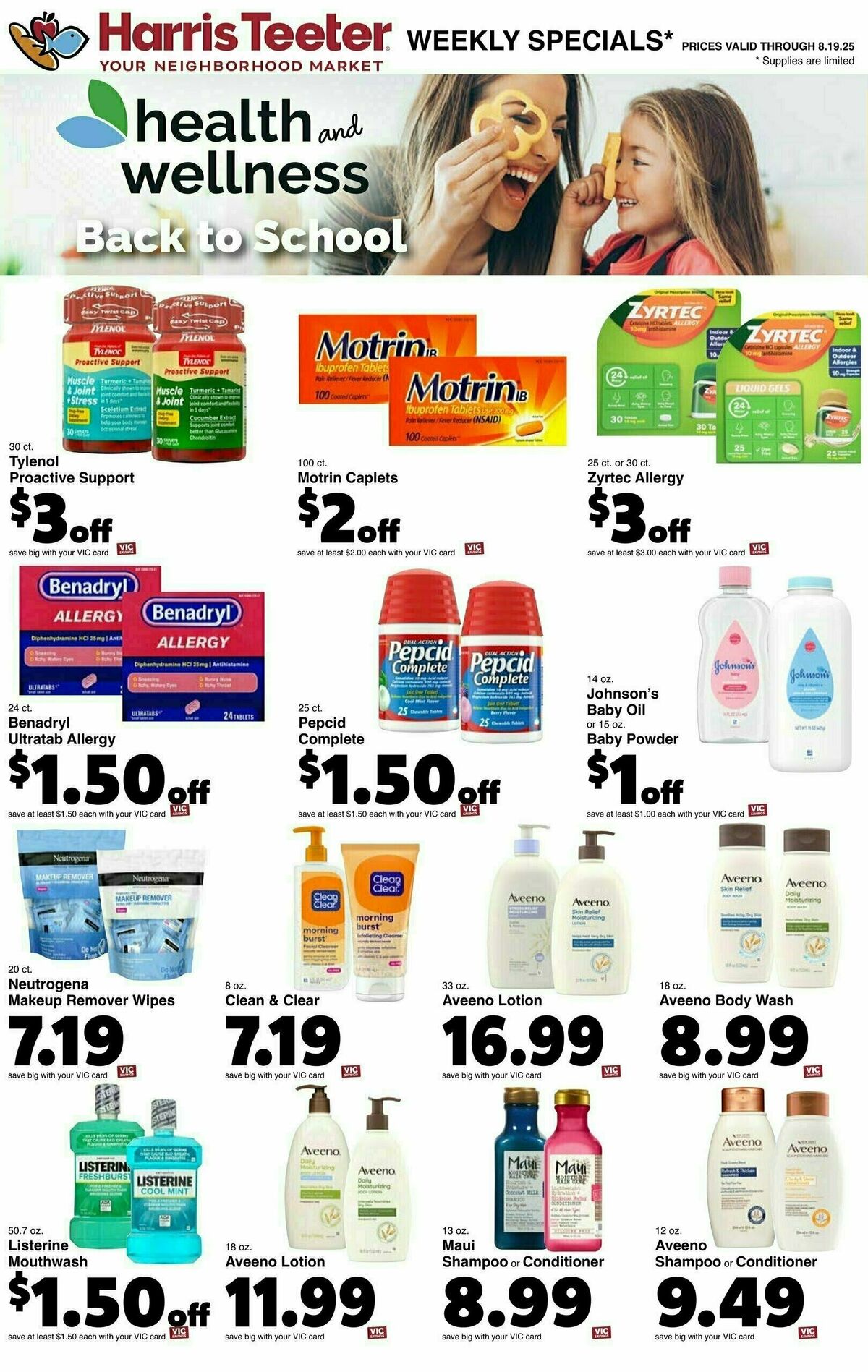 Harris Teeter Weekly Ad from August 13
