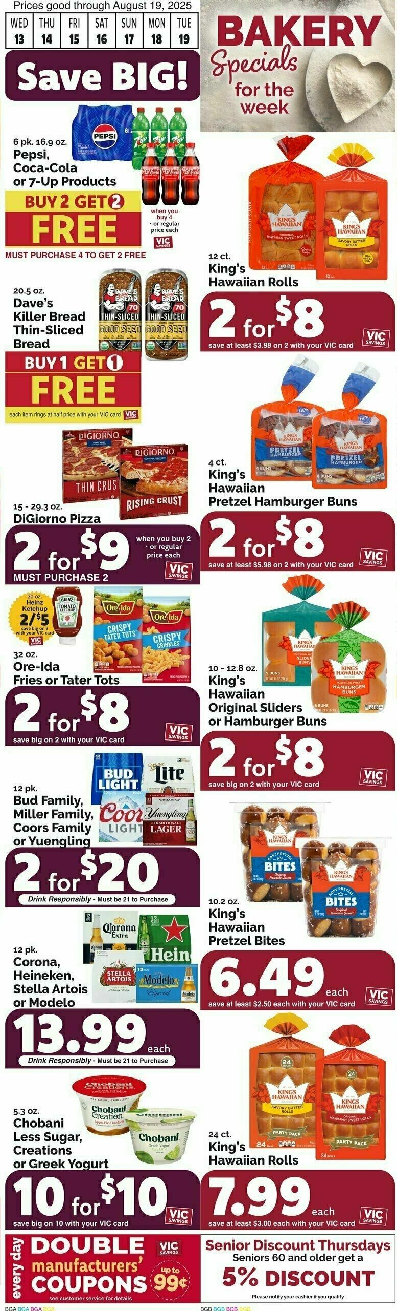 Harris Teeter Weekly Ad from August 13