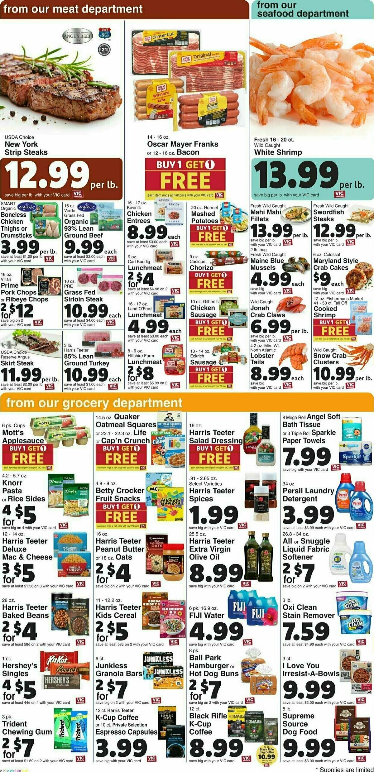 Harris Teeter Weekly Ad from August 13
