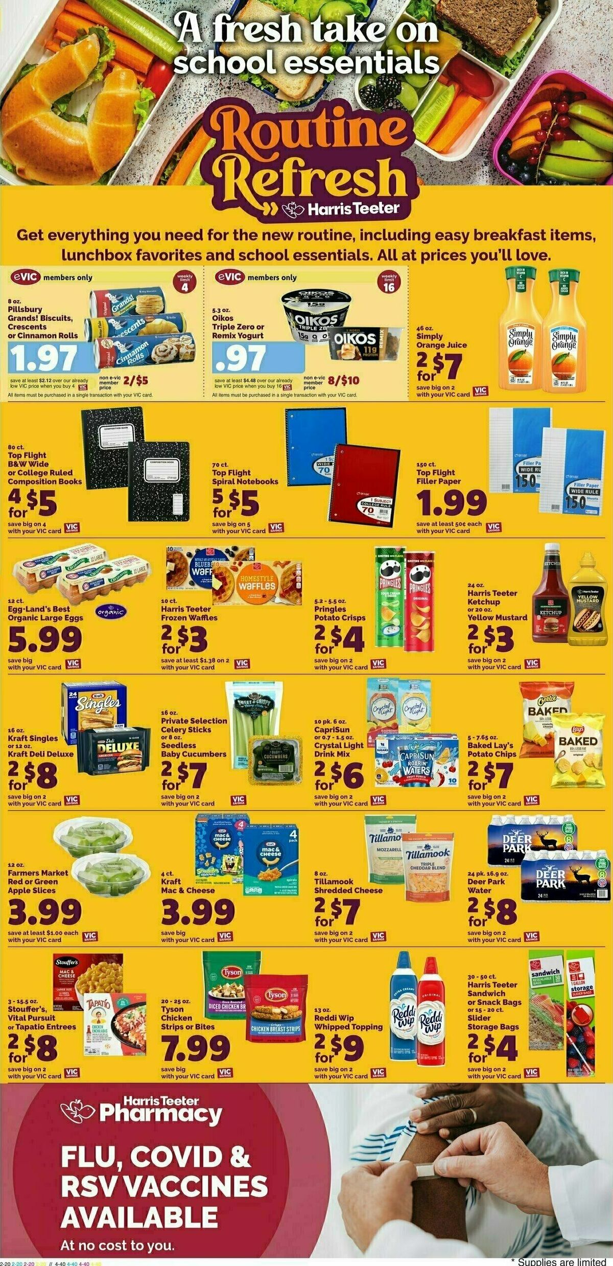 Harris Teeter Weekly Ad from August 13