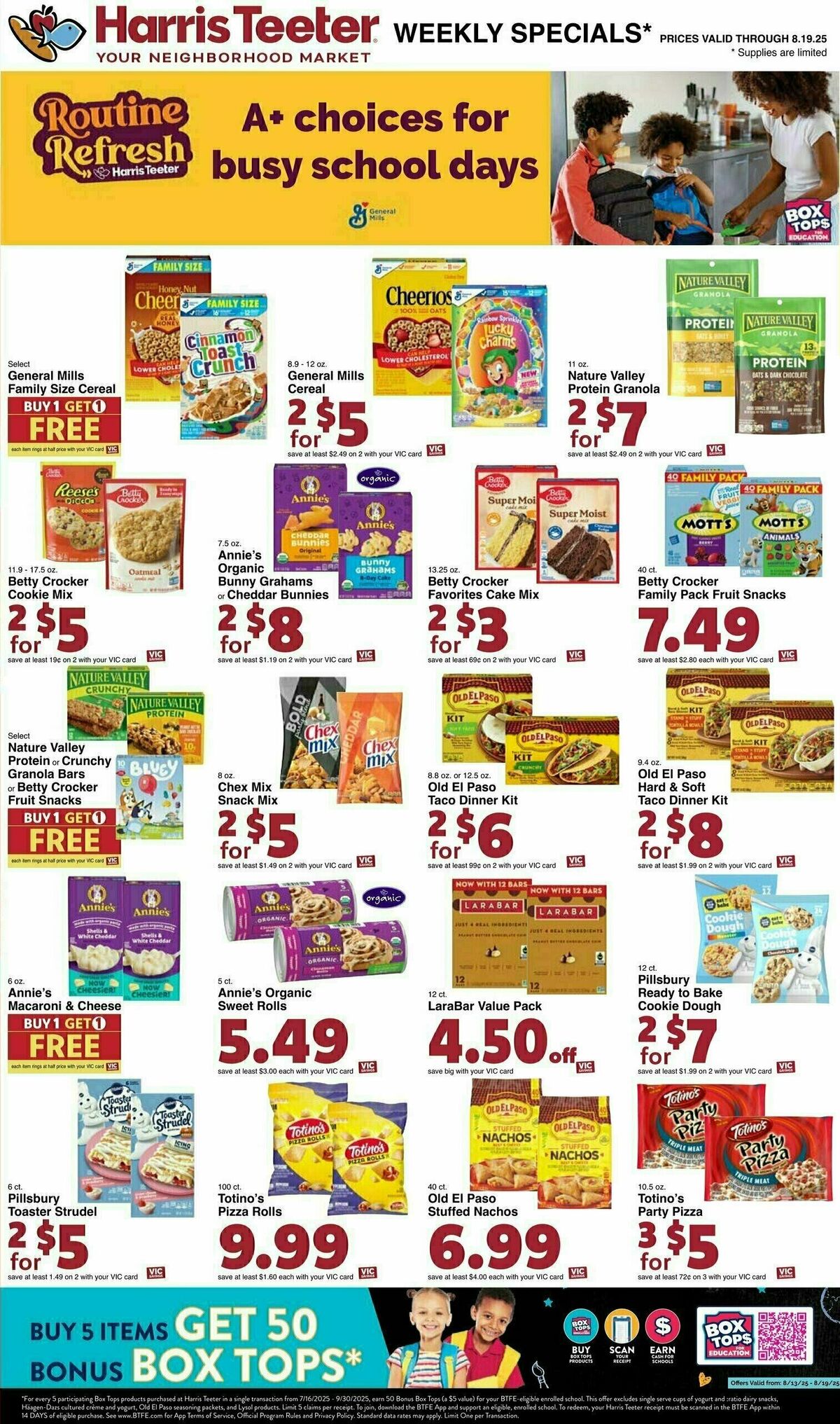 Harris Teeter Weekly Ad from August 13