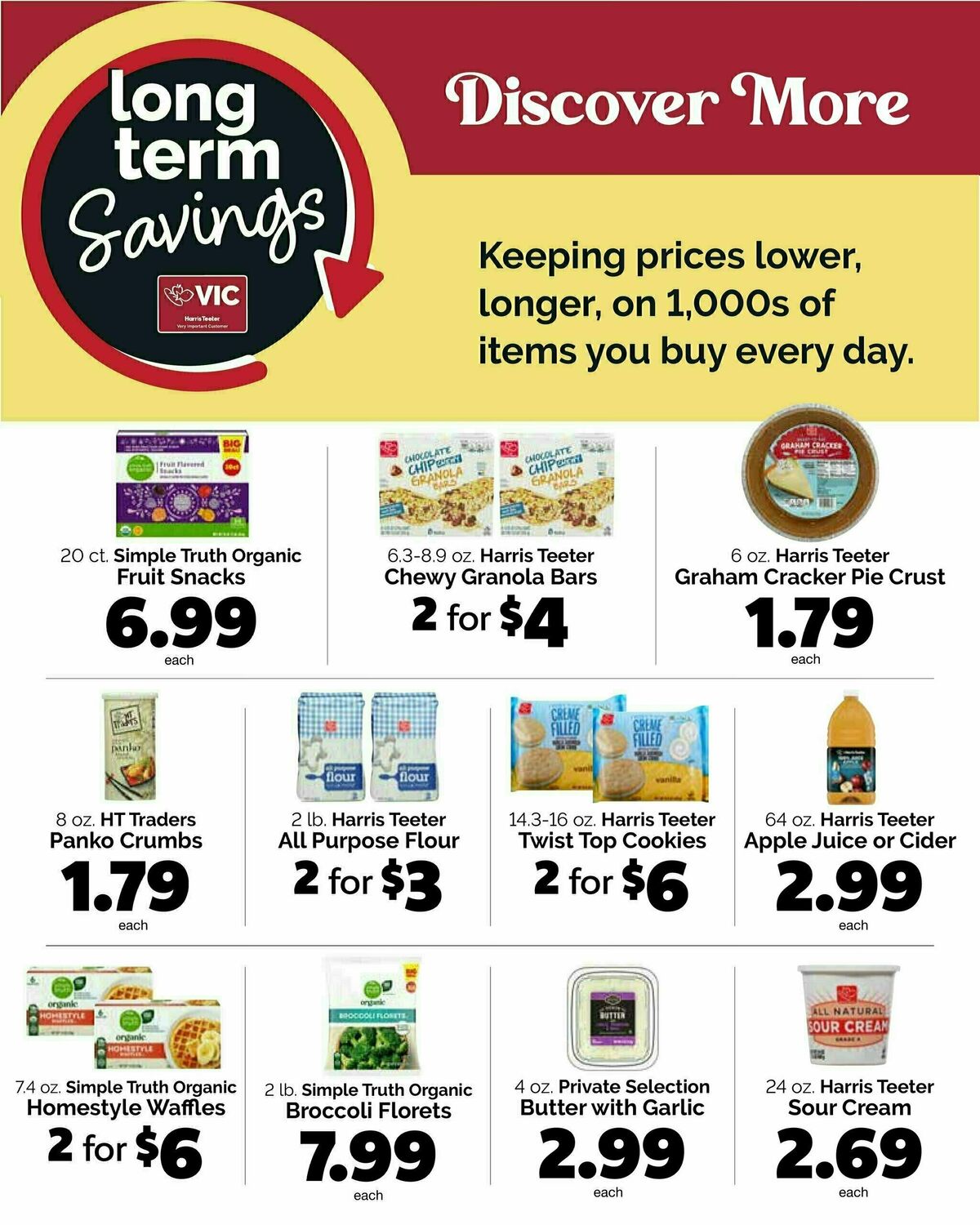 Harris Teeter Weekly Ad from August 13