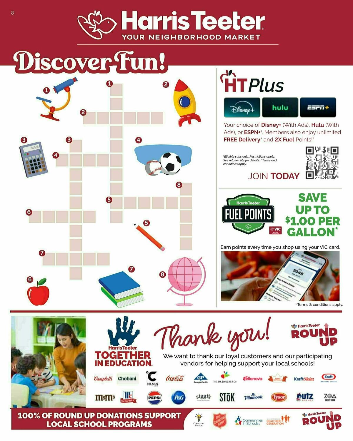 Harris Teeter Weekly Ad from August 13