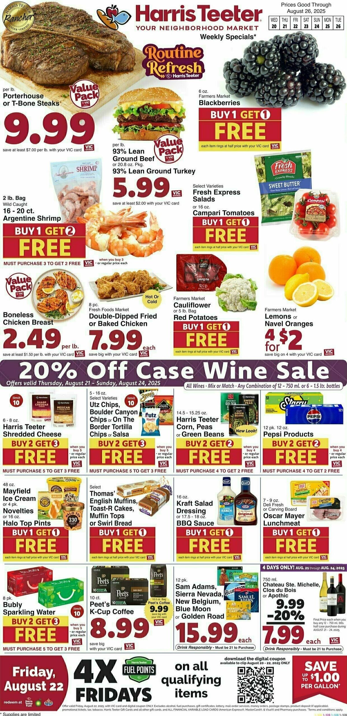 Harris Teeter Weekly Ad from August 20