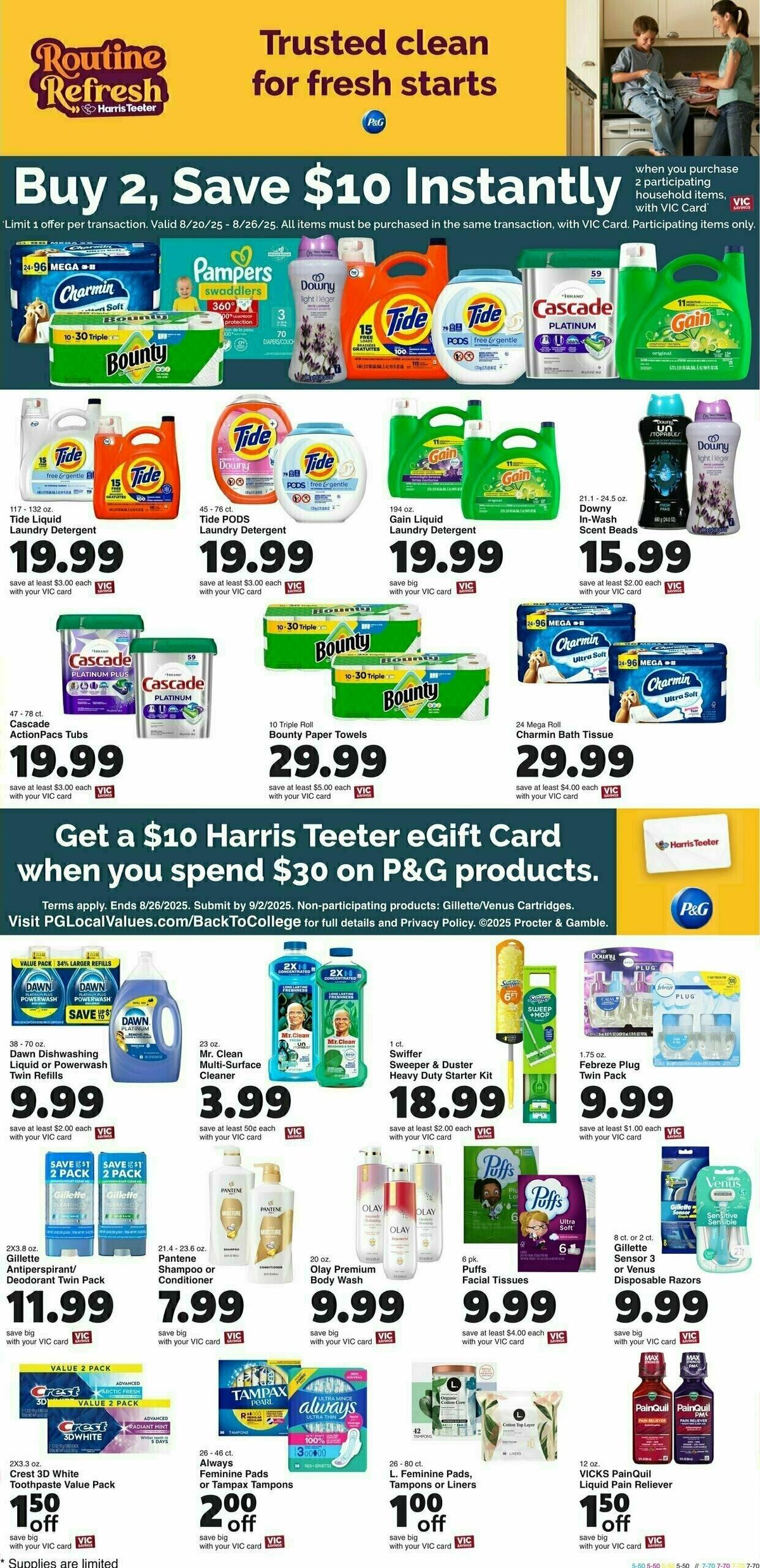 Harris Teeter Weekly Ad from August 20