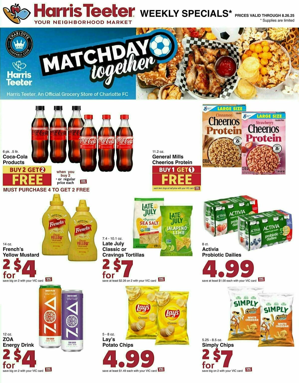 Harris Teeter Weekly Ad from August 20