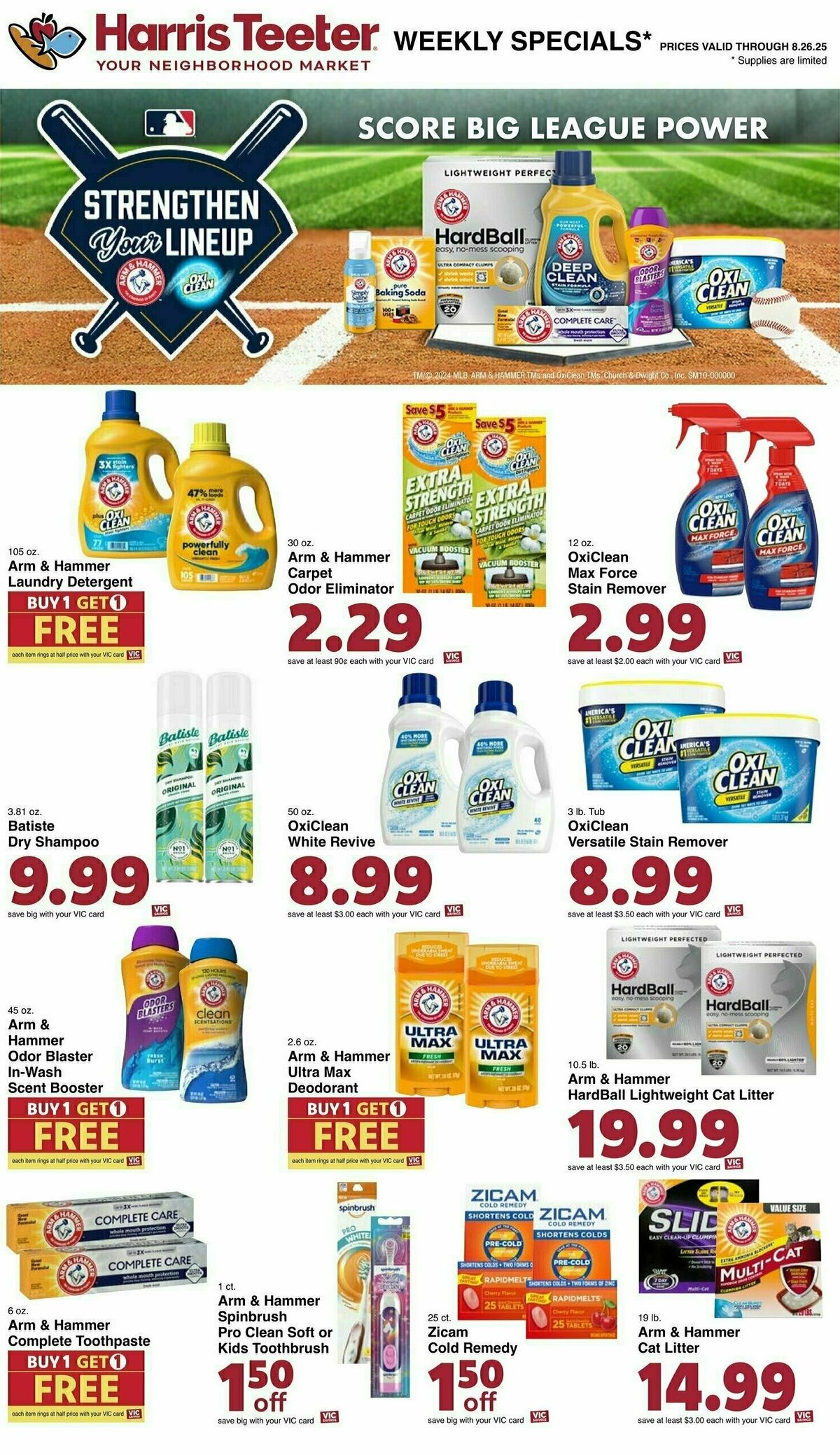 Harris Teeter Weekly Ad from August 20
