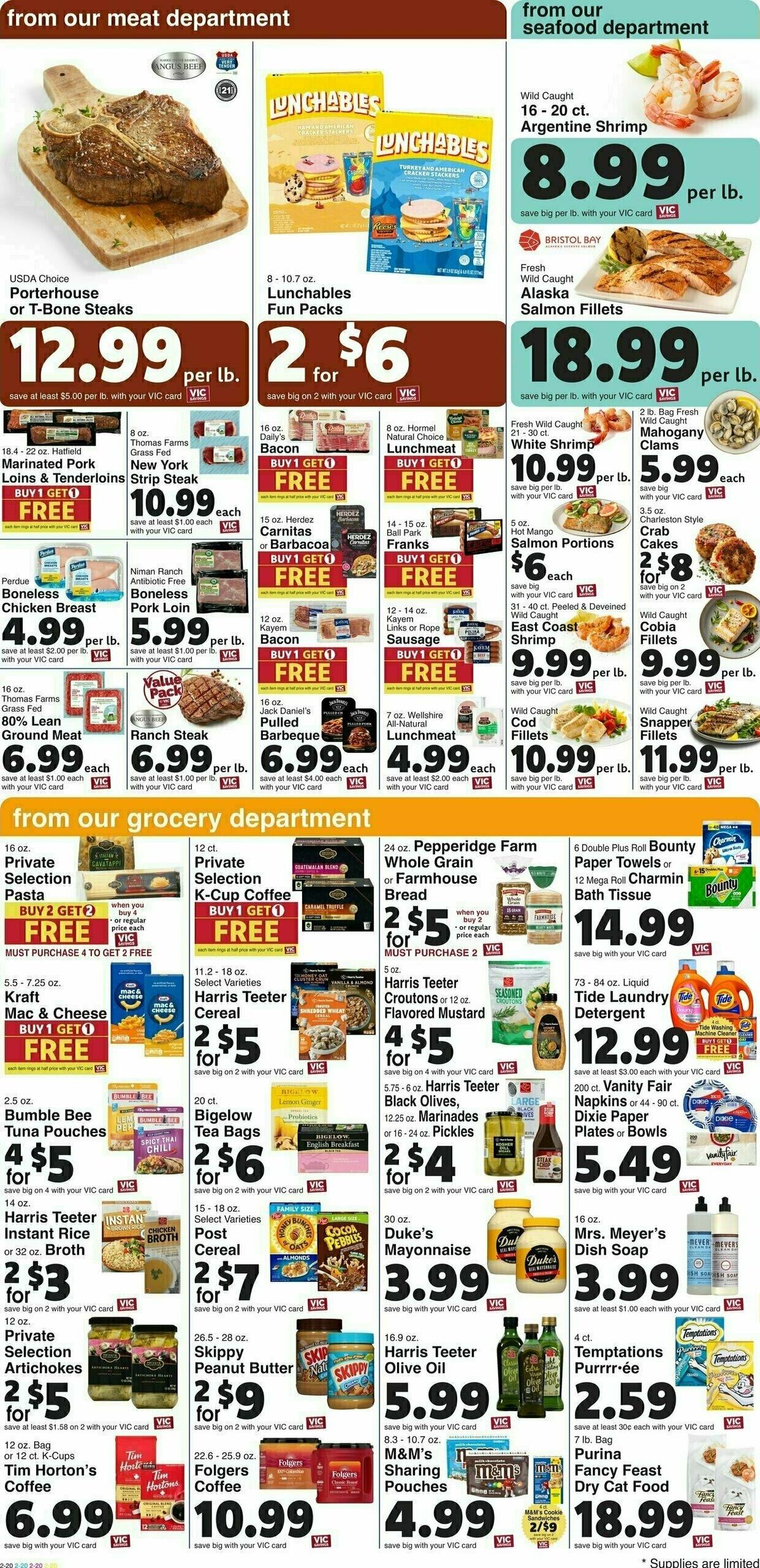 Harris Teeter Weekly Ad from August 20