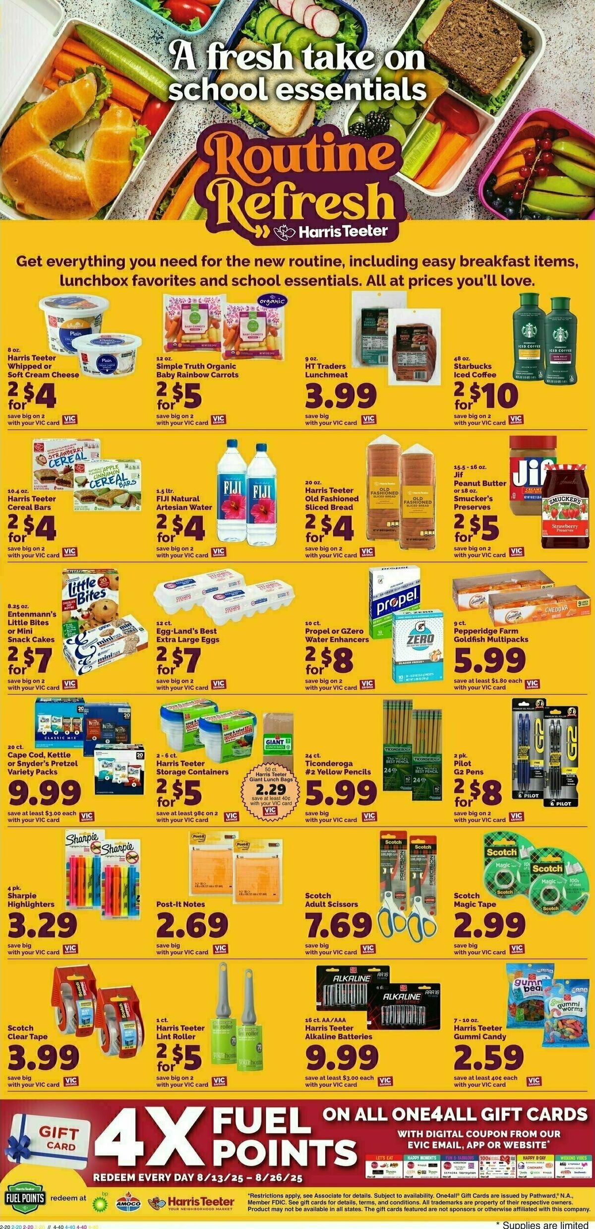 Harris Teeter Weekly Ad from August 20