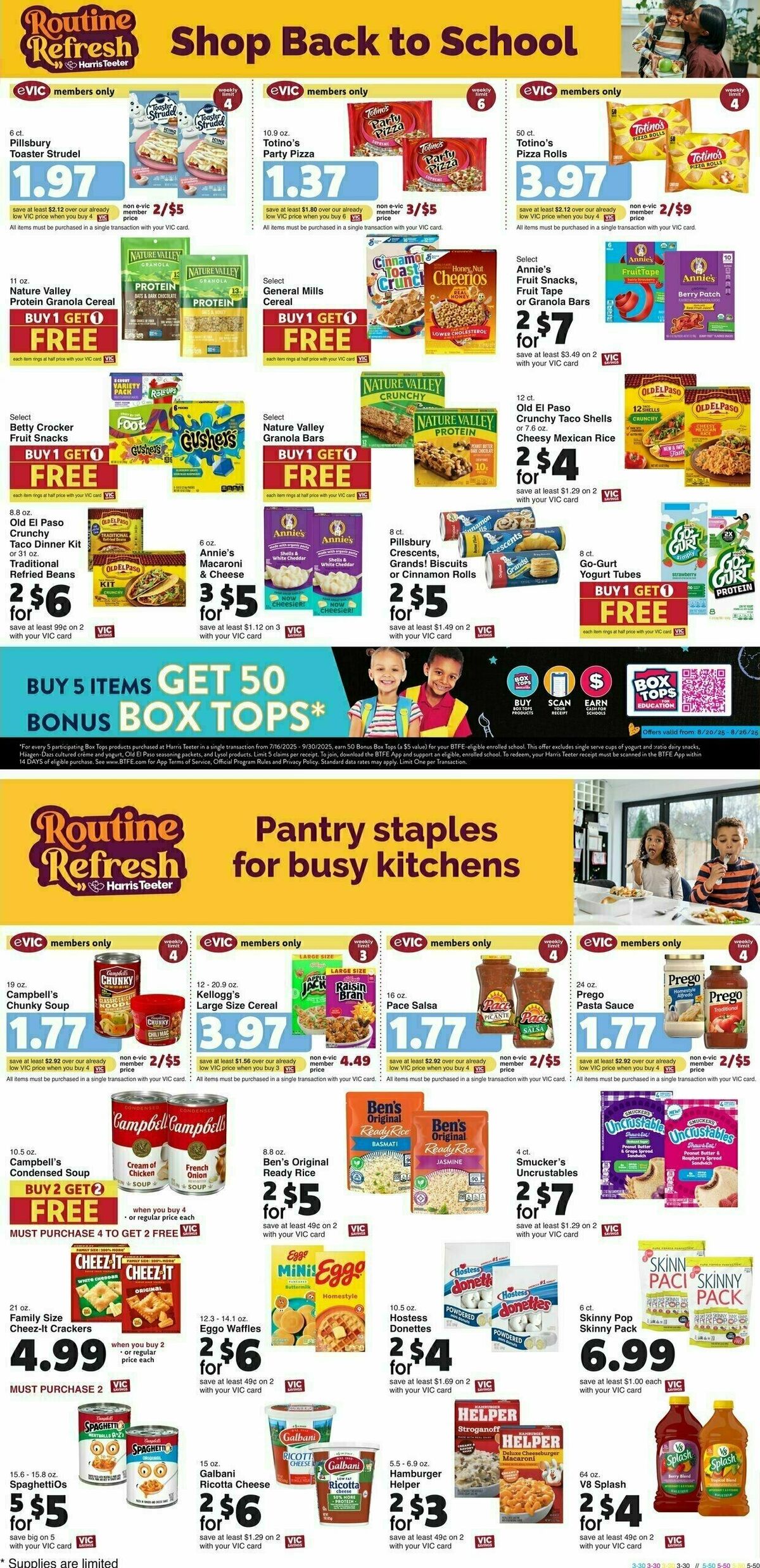 Harris Teeter Weekly Ad from August 20