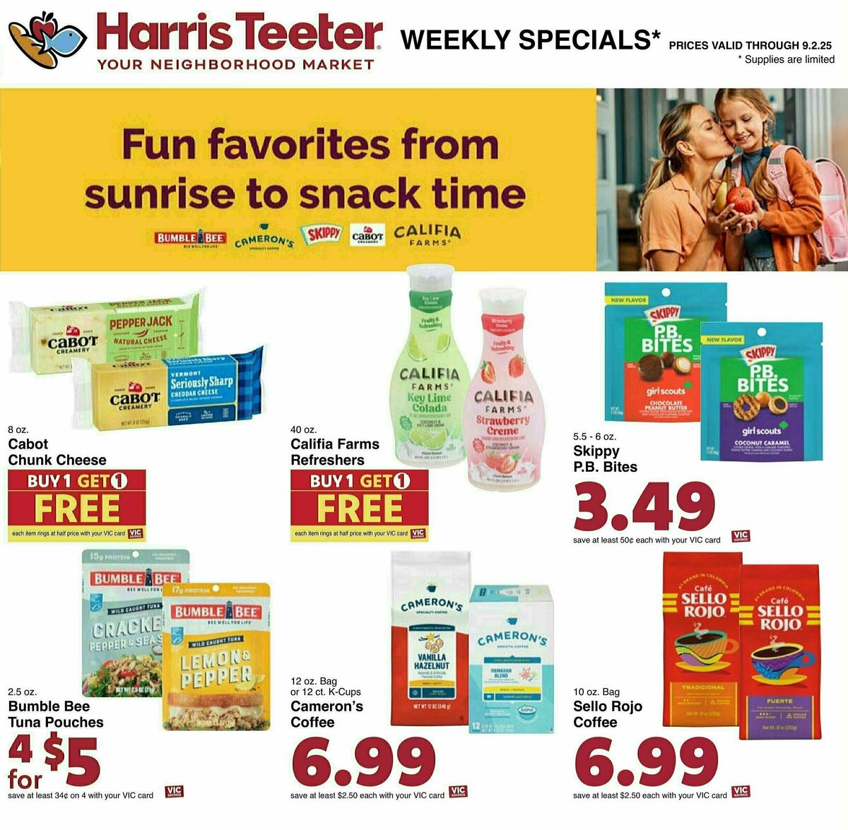 Harris Teeter Weekly Ad from August 27