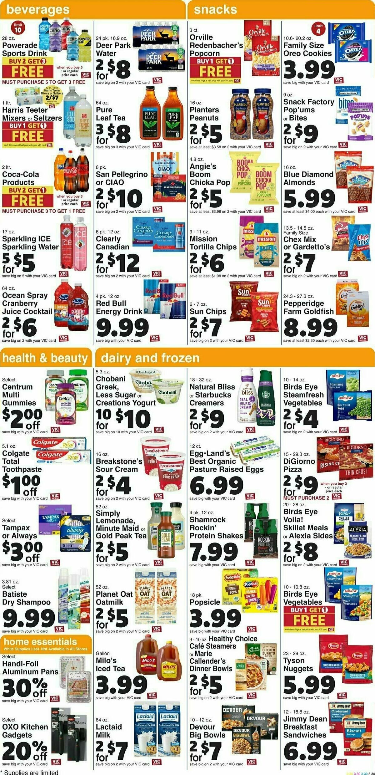 Harris Teeter Weekly Ad from August 27