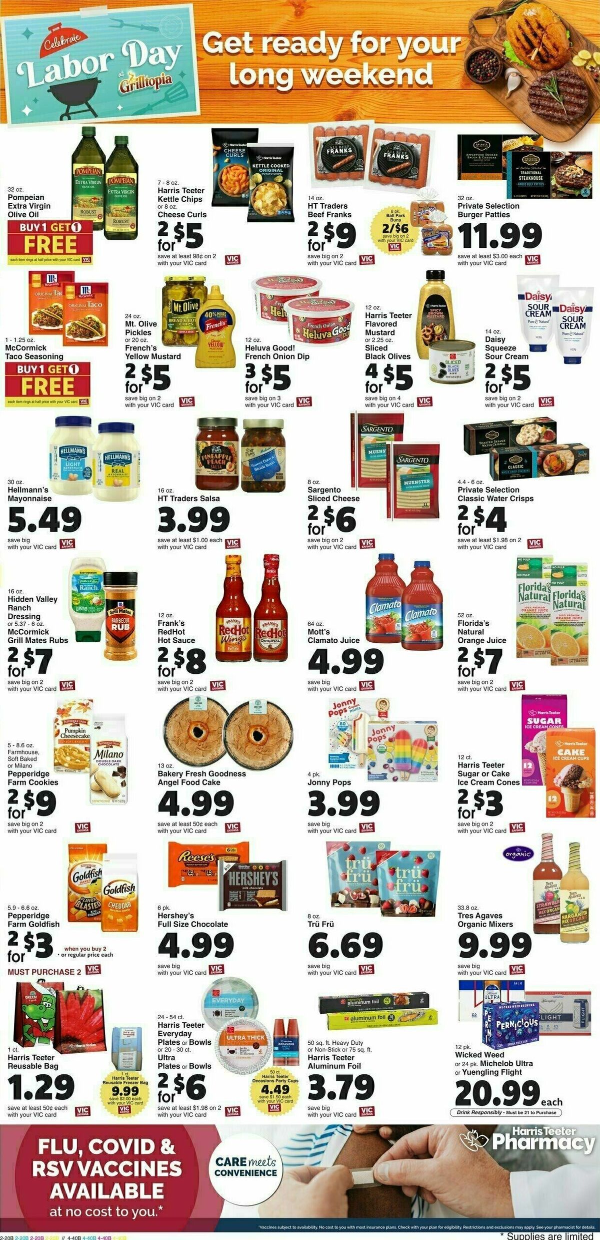 Harris Teeter Weekly Ad from August 27
