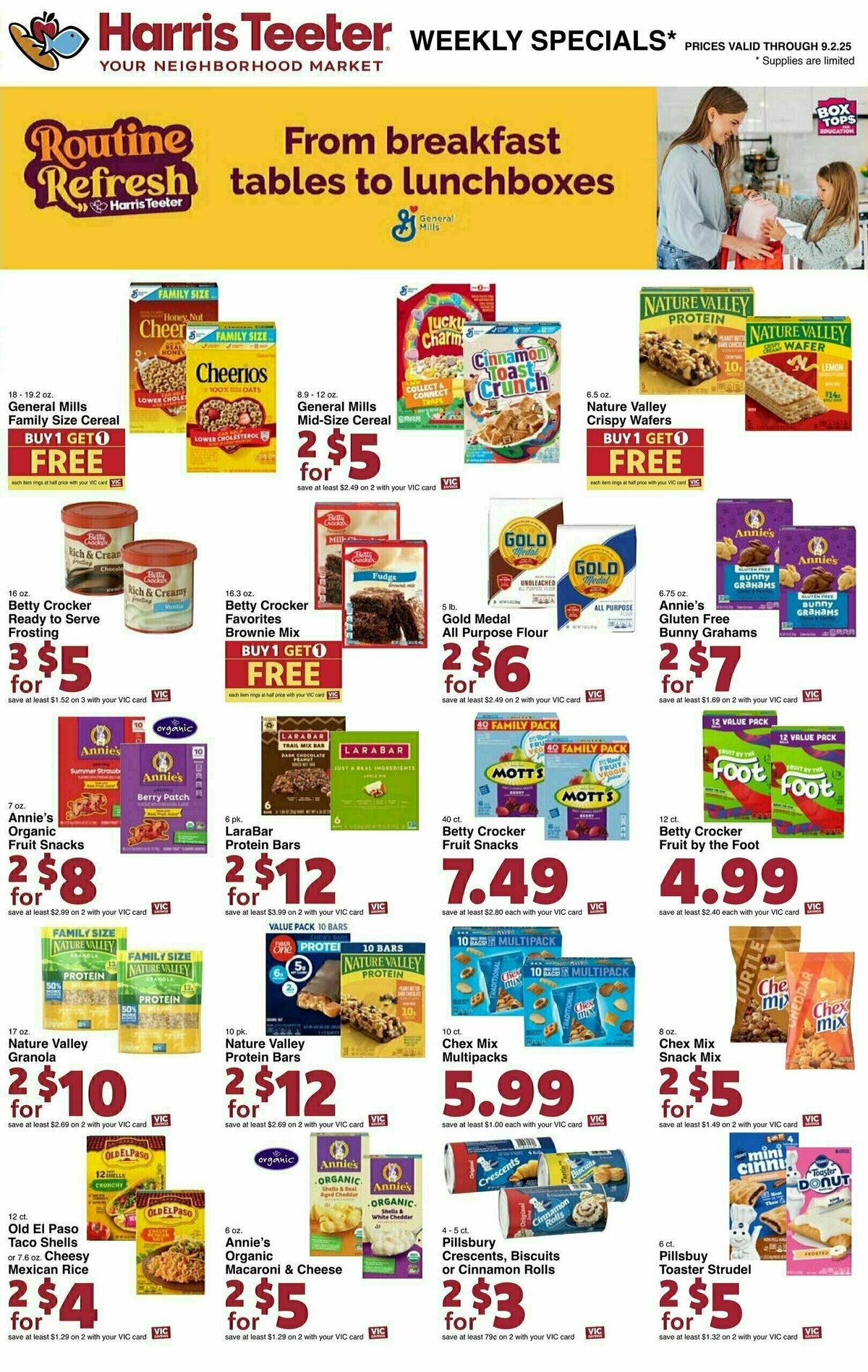 Harris Teeter Weekly Ad from August 27