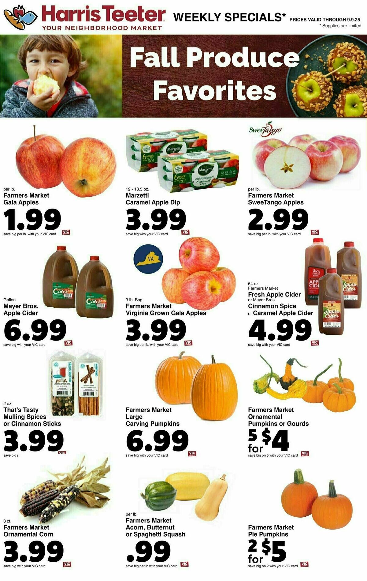 Harris Teeter Weekly Ad from September 3