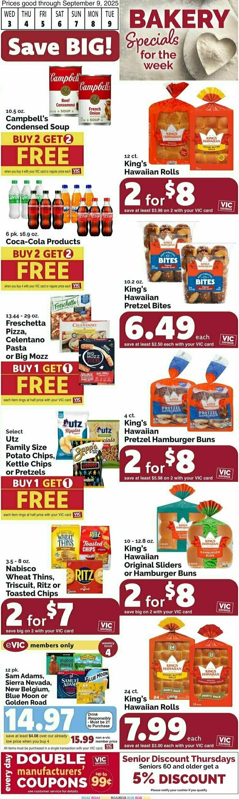 Harris Teeter Weekly Ad from September 3