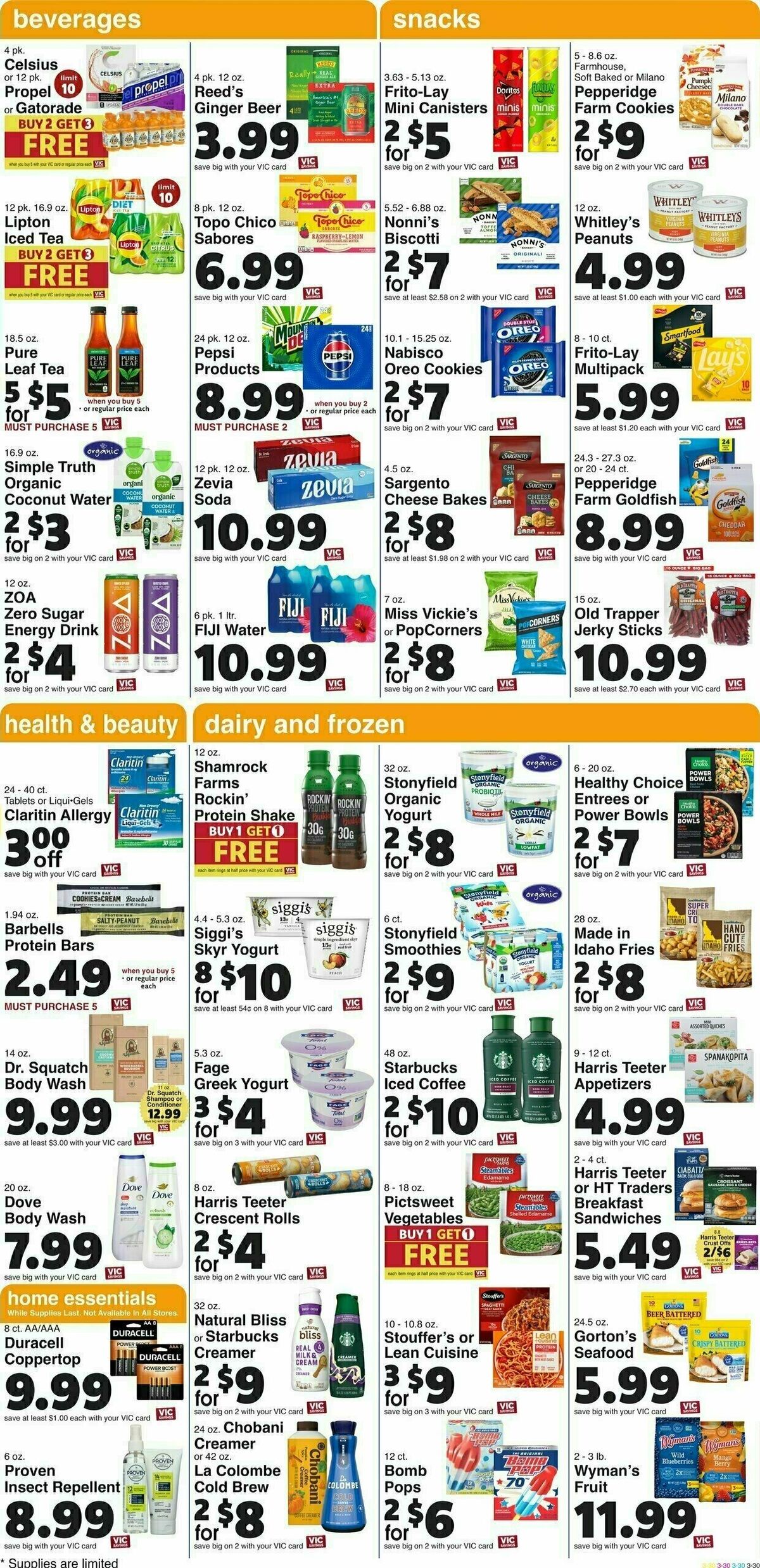 Harris Teeter Weekly Ad from September 3