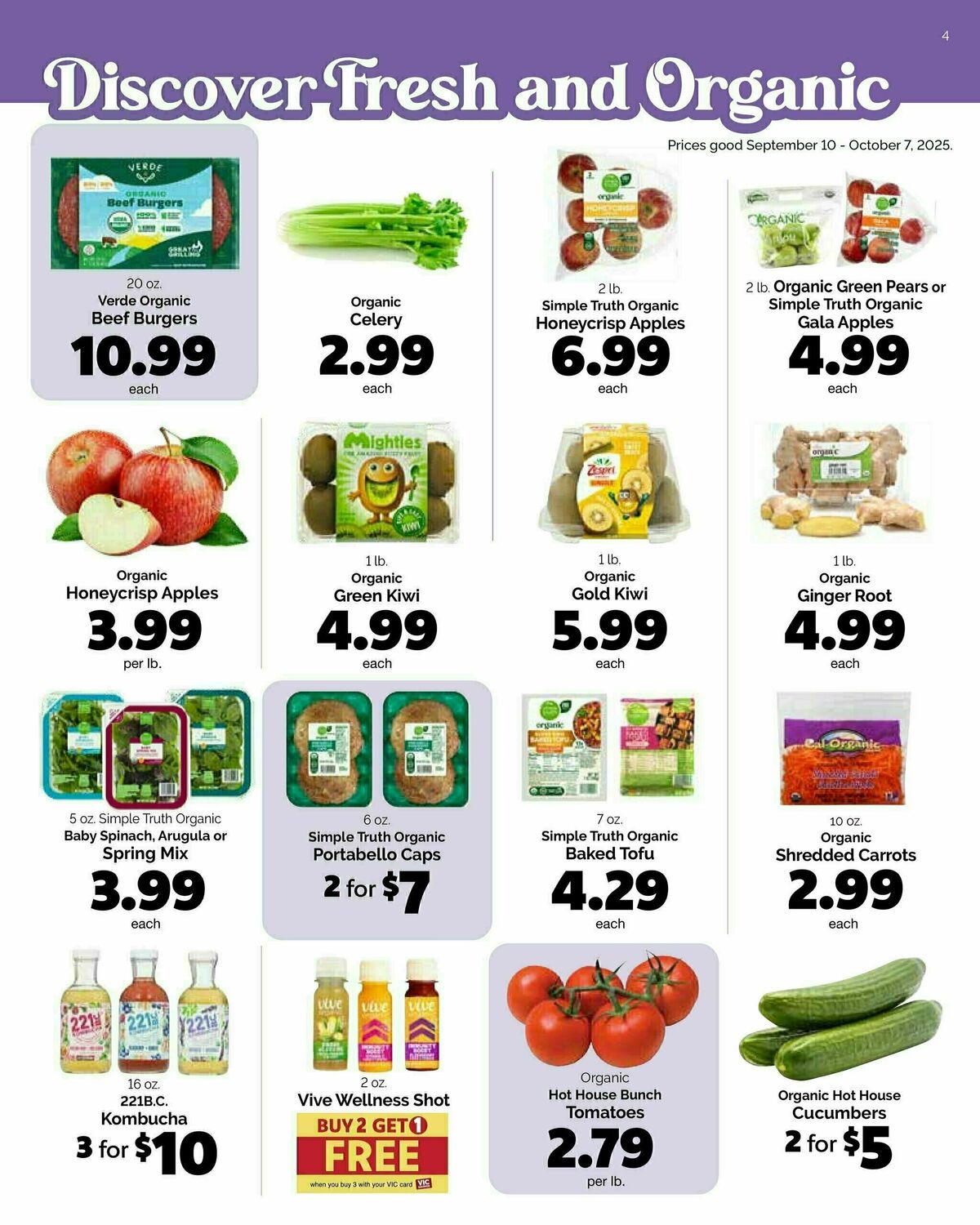 Harris Teeter Discovery Weekly Ad from September 10