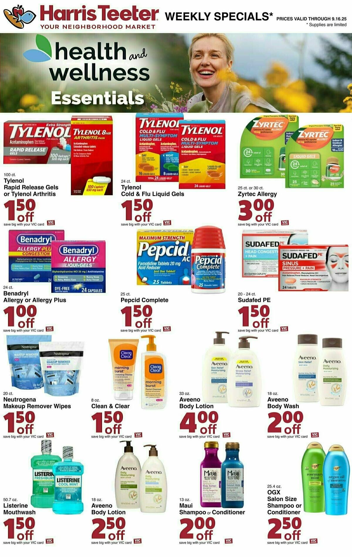 Harris Teeter Weekly Ad from September 10