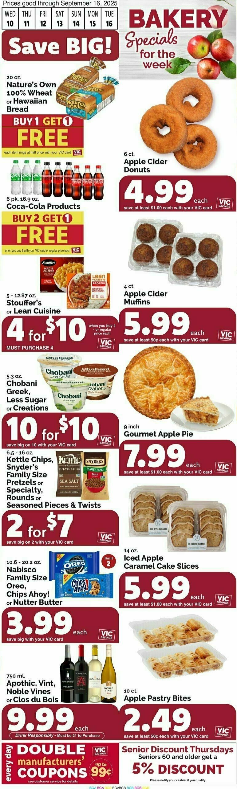 Harris Teeter Weekly Ad from September 10