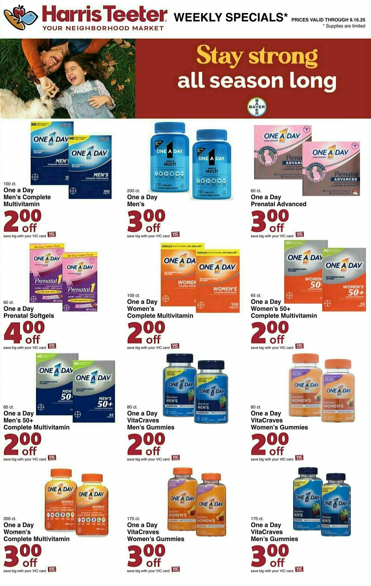 Harris Teeter Weekly Ad from September 10