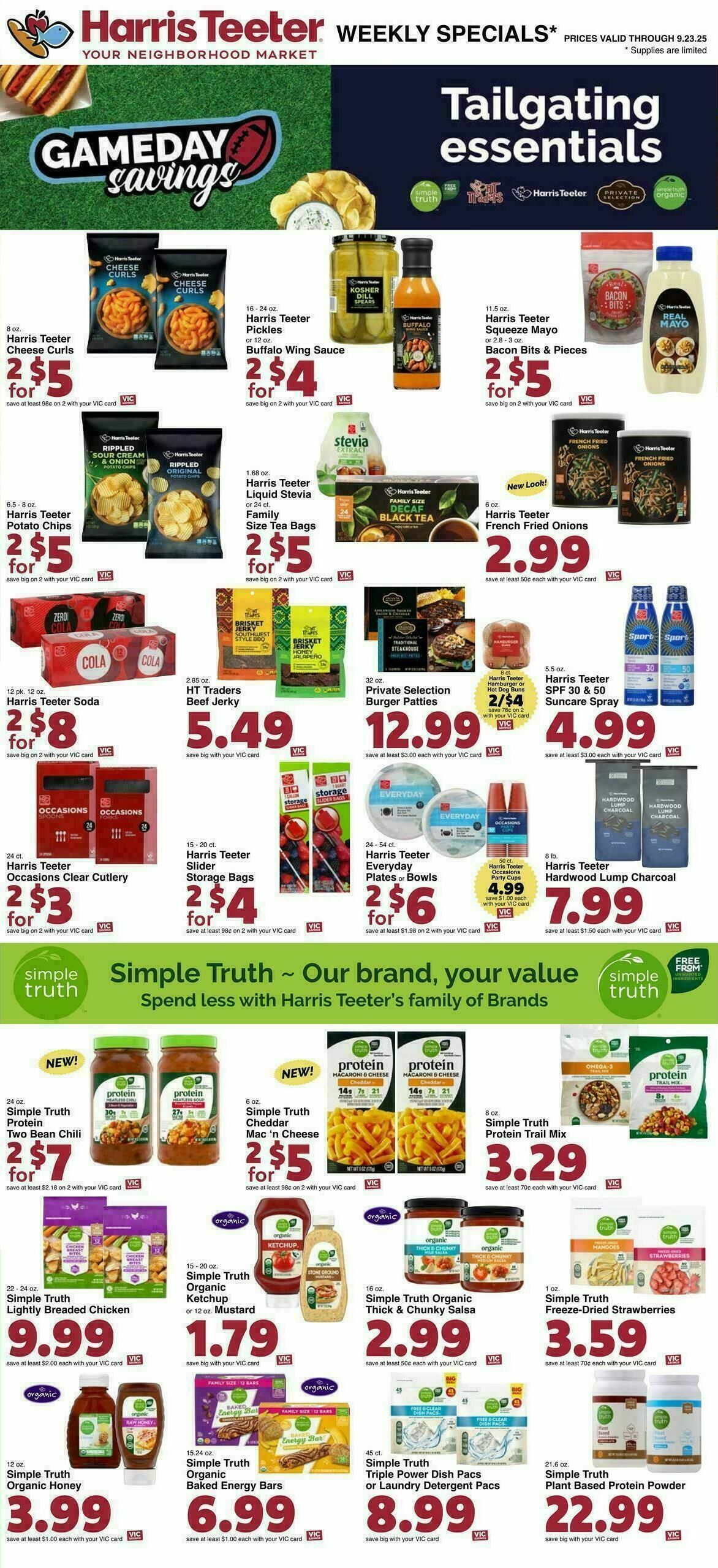 Harris Teeter Weekly Ad from September 17