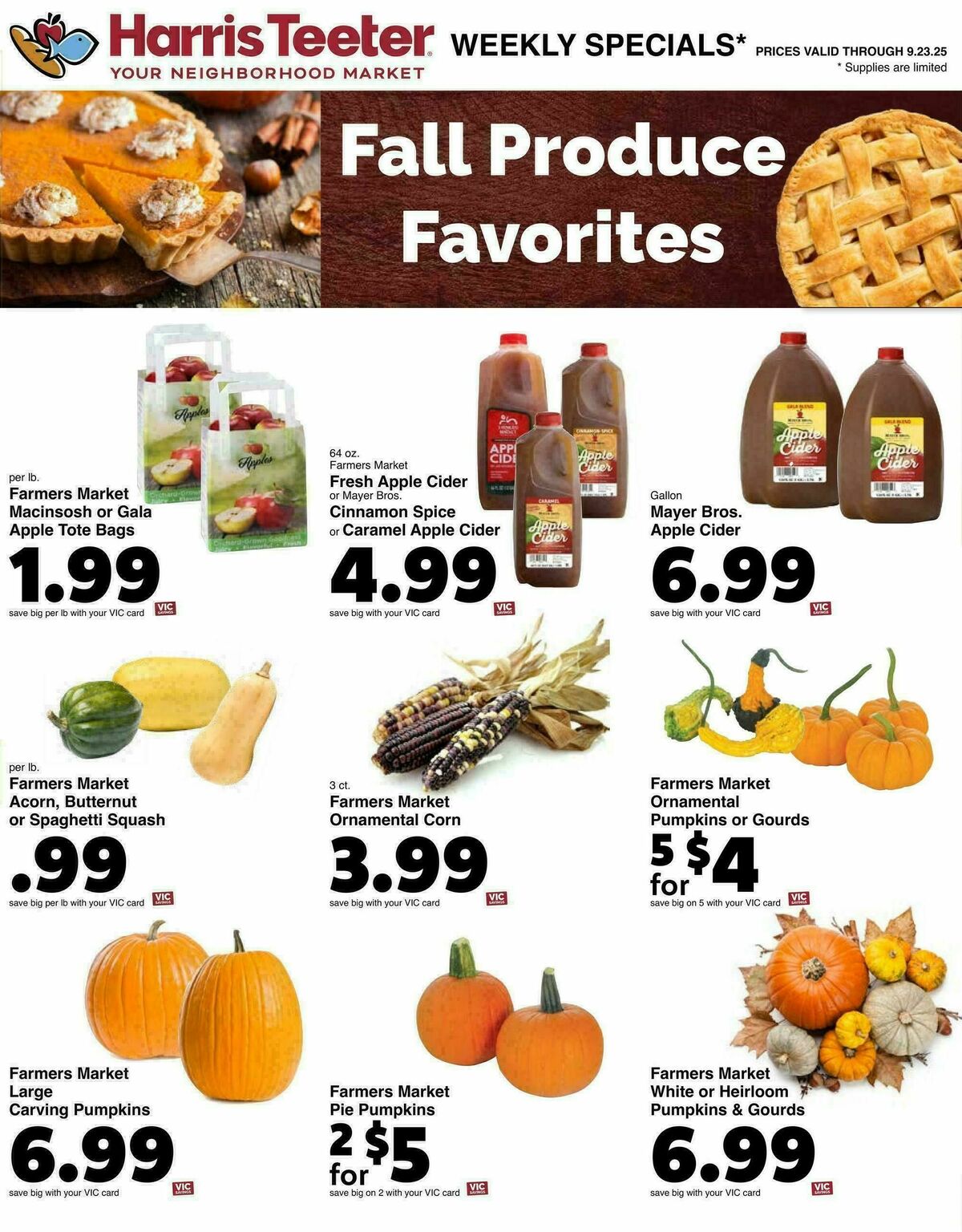 Harris Teeter Weekly Ad from September 17