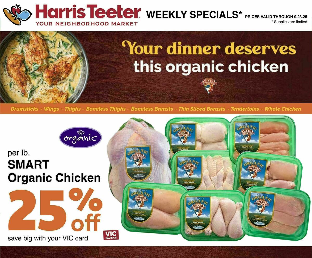 Harris Teeter Weekly Ad from September 17