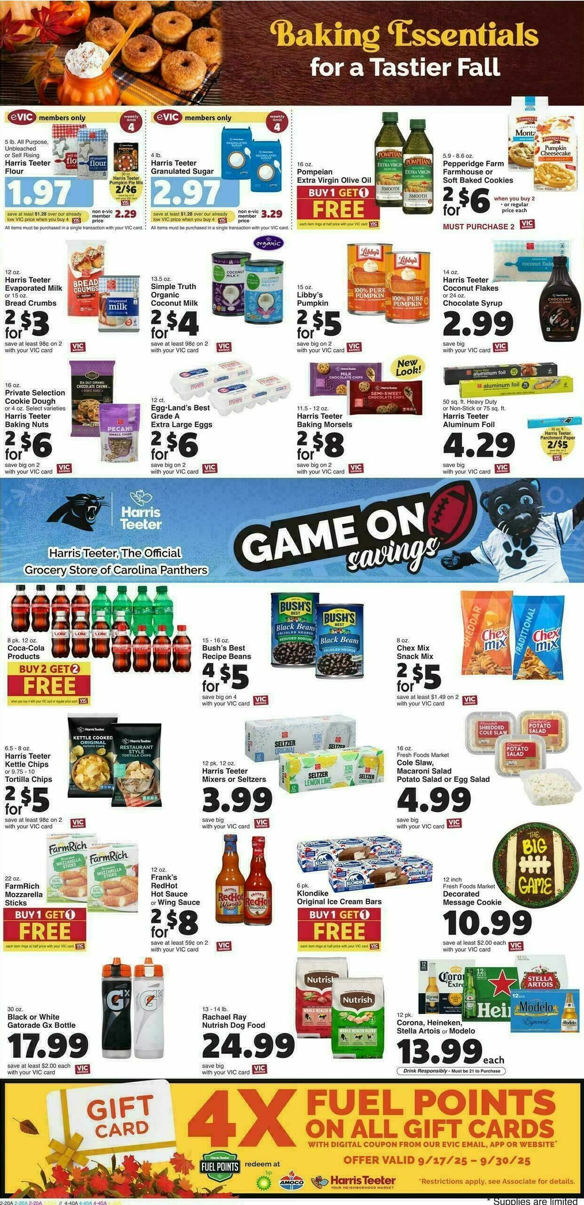 Harris Teeter Weekly Ad from September 17