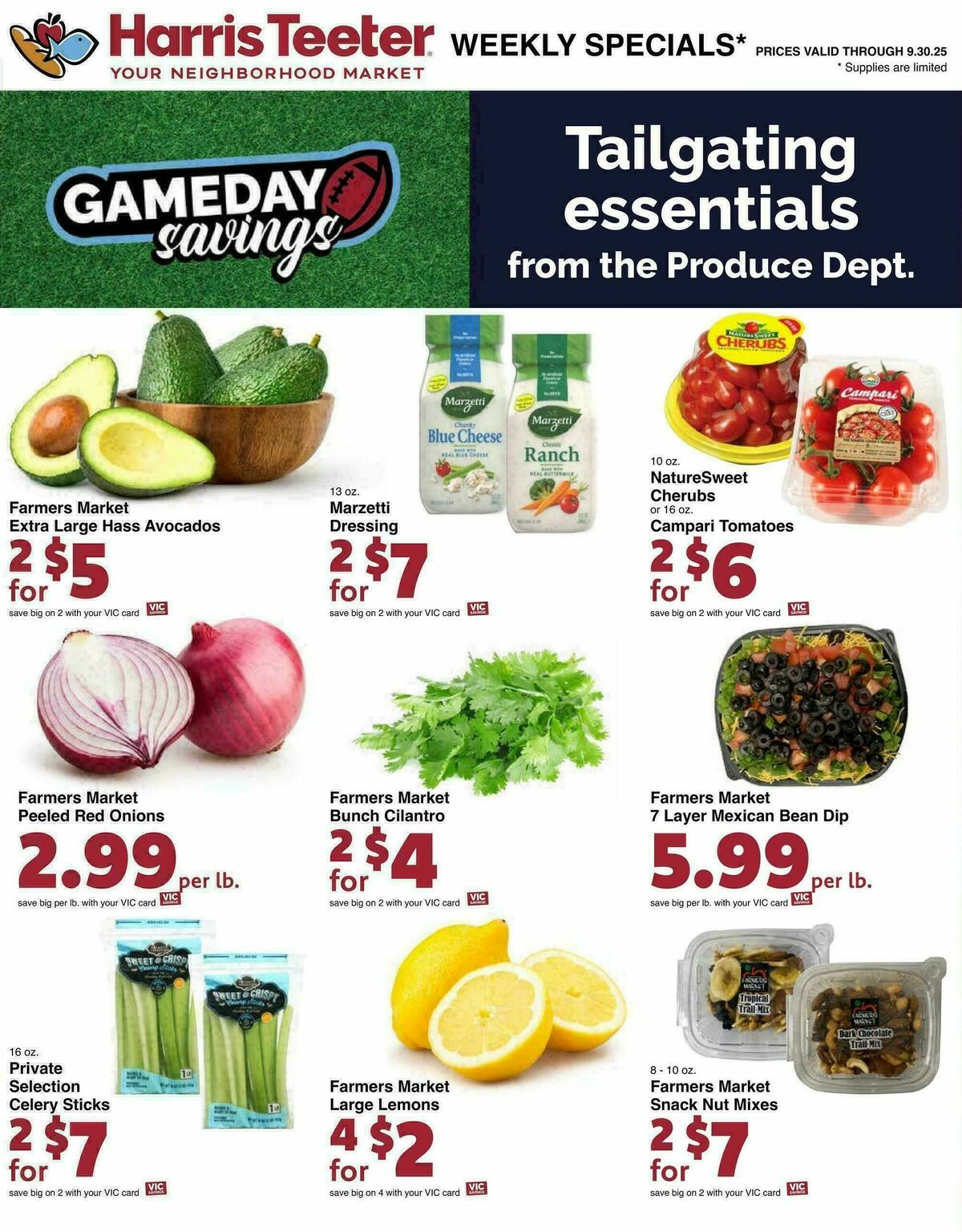 Harris Teeter Weekly Ad from September 24